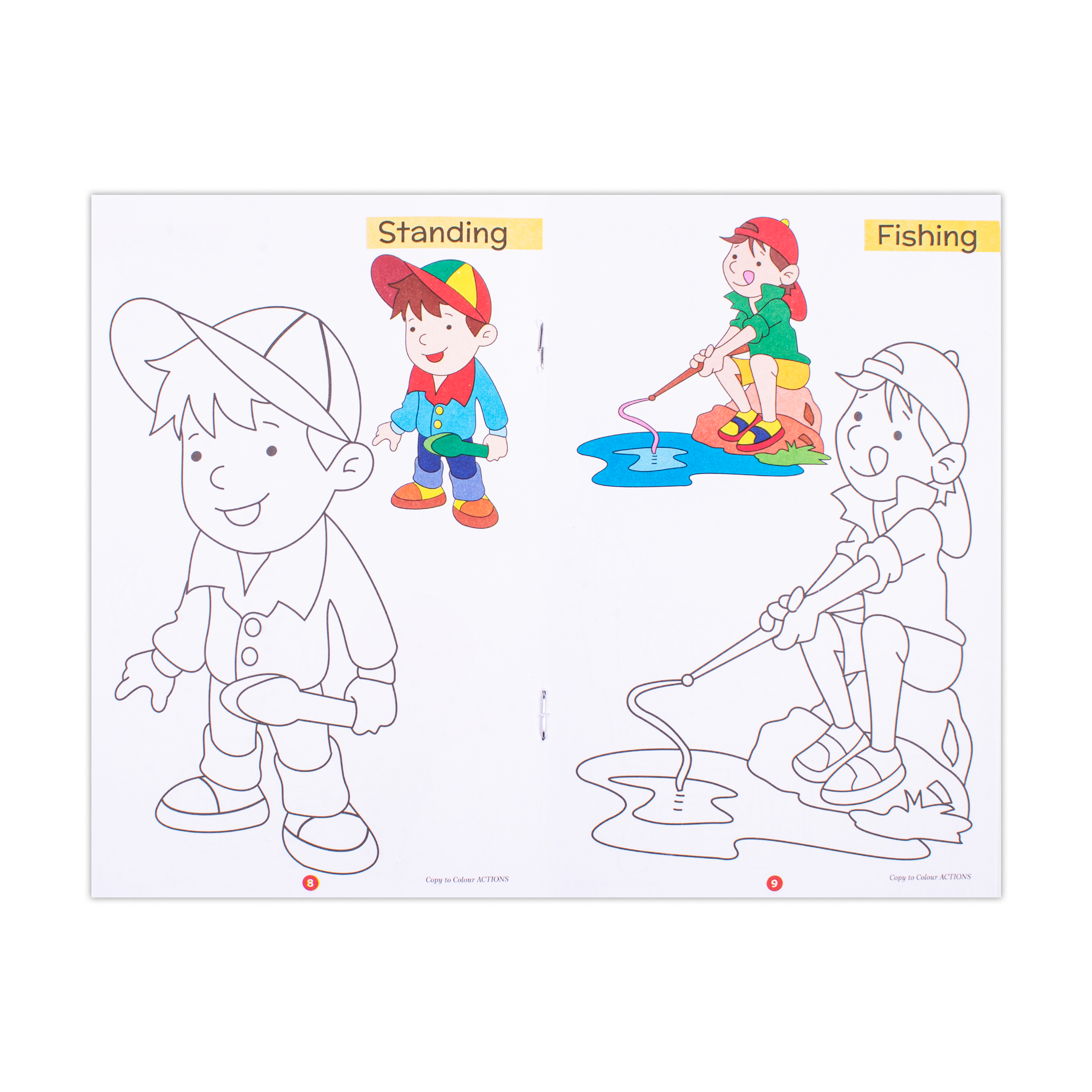 Copy To Colour Actions 1Book