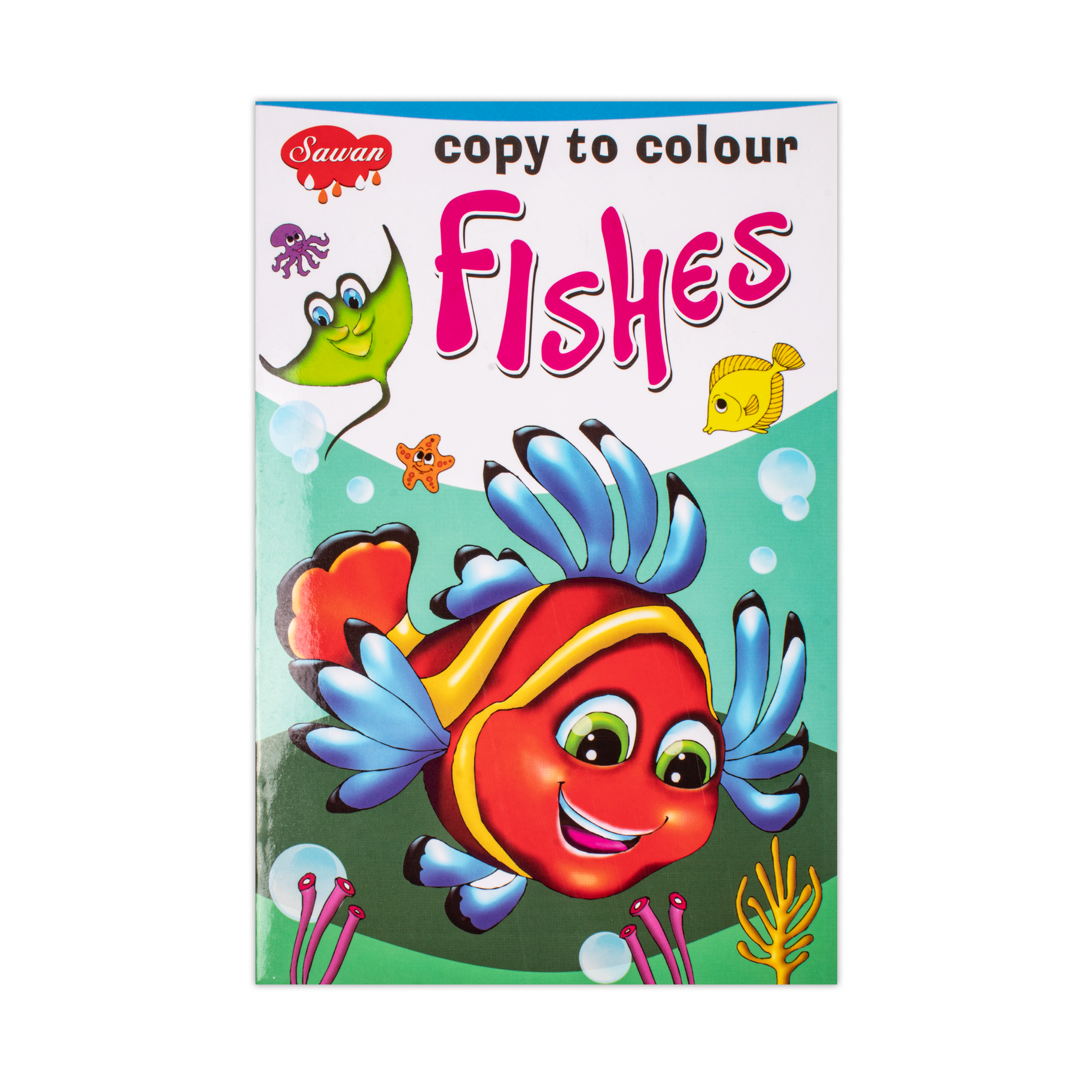 Copy To Colour Fishes 1Book