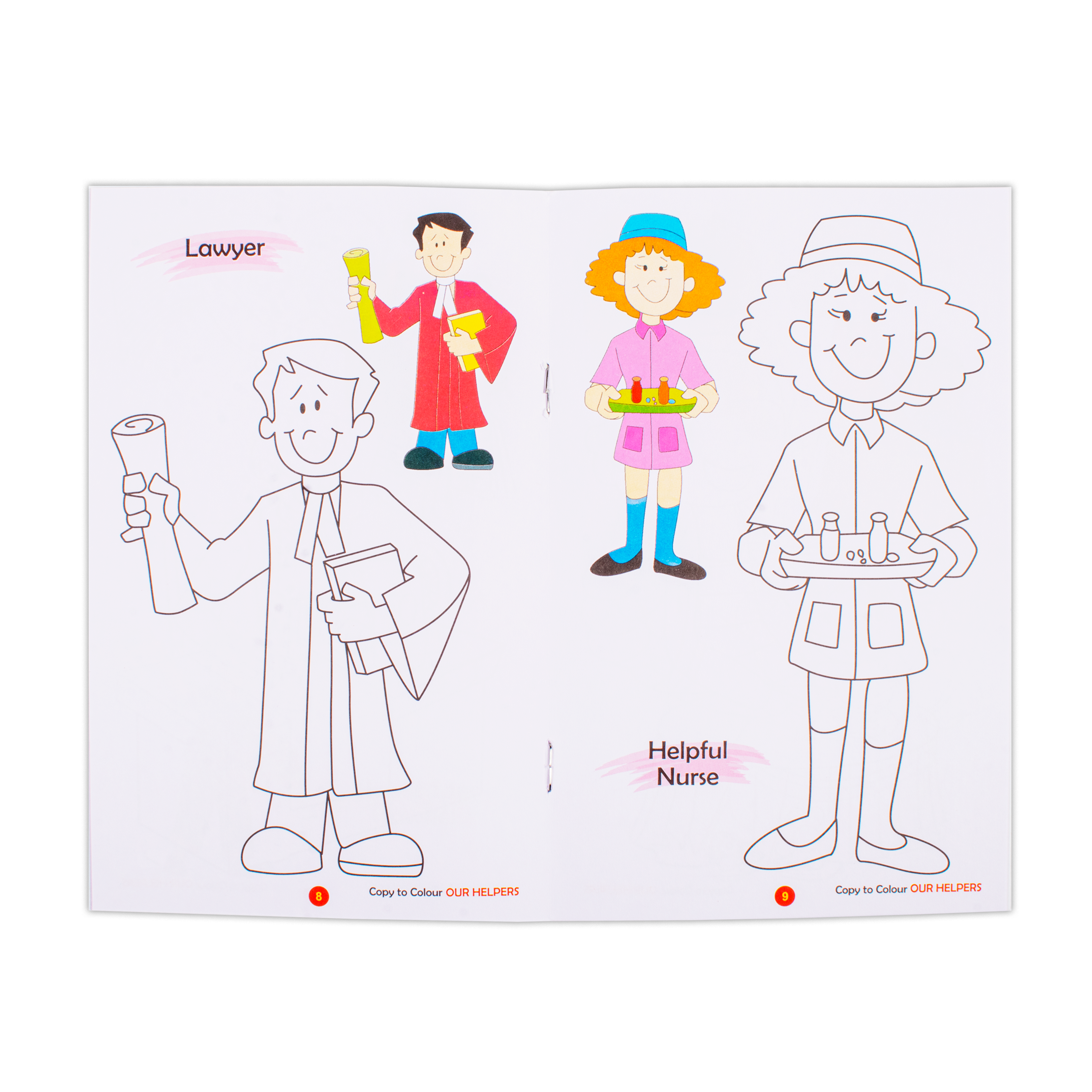 Copy To Colour Our Helpers 1Book