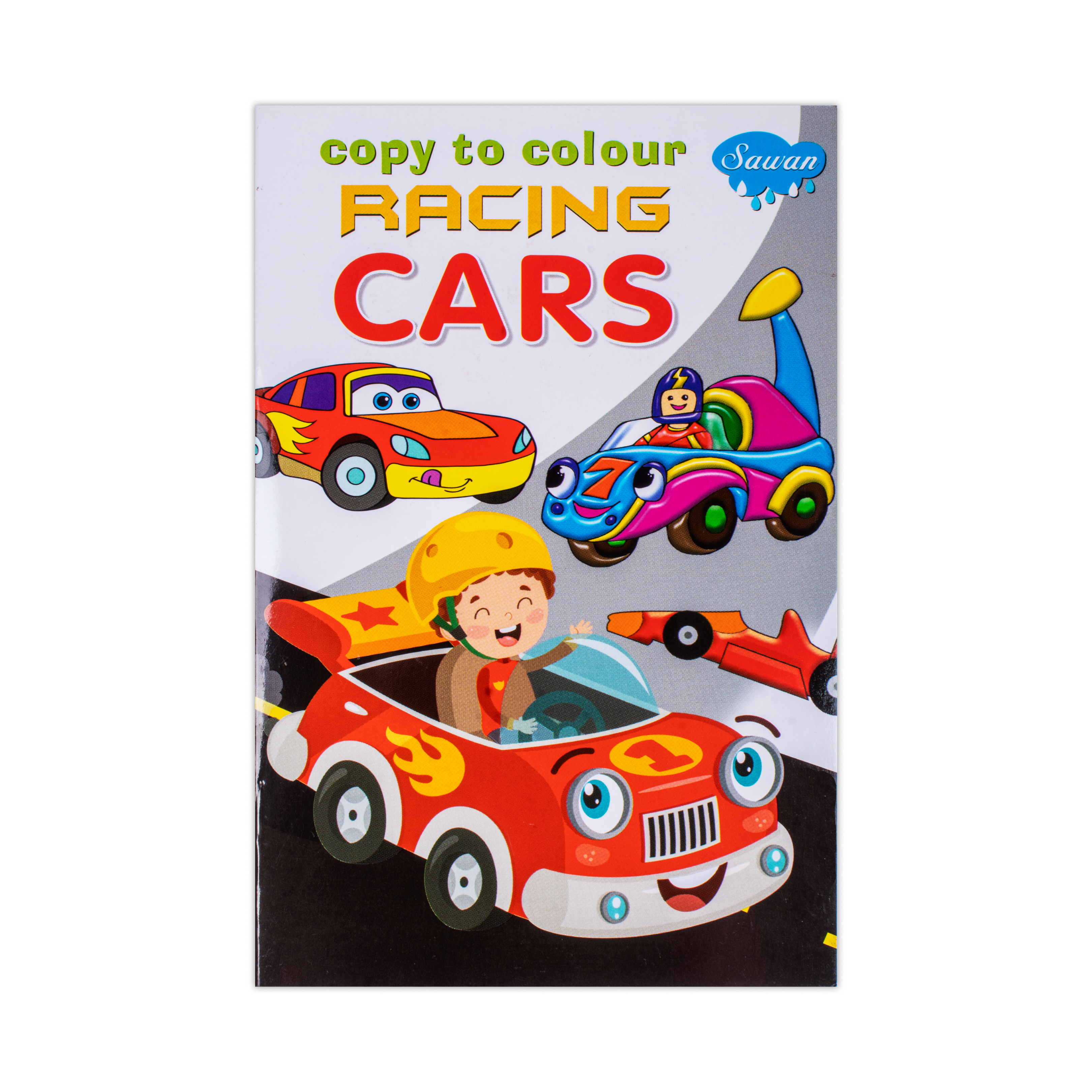 Copy To Colour Racing Cars 1Book