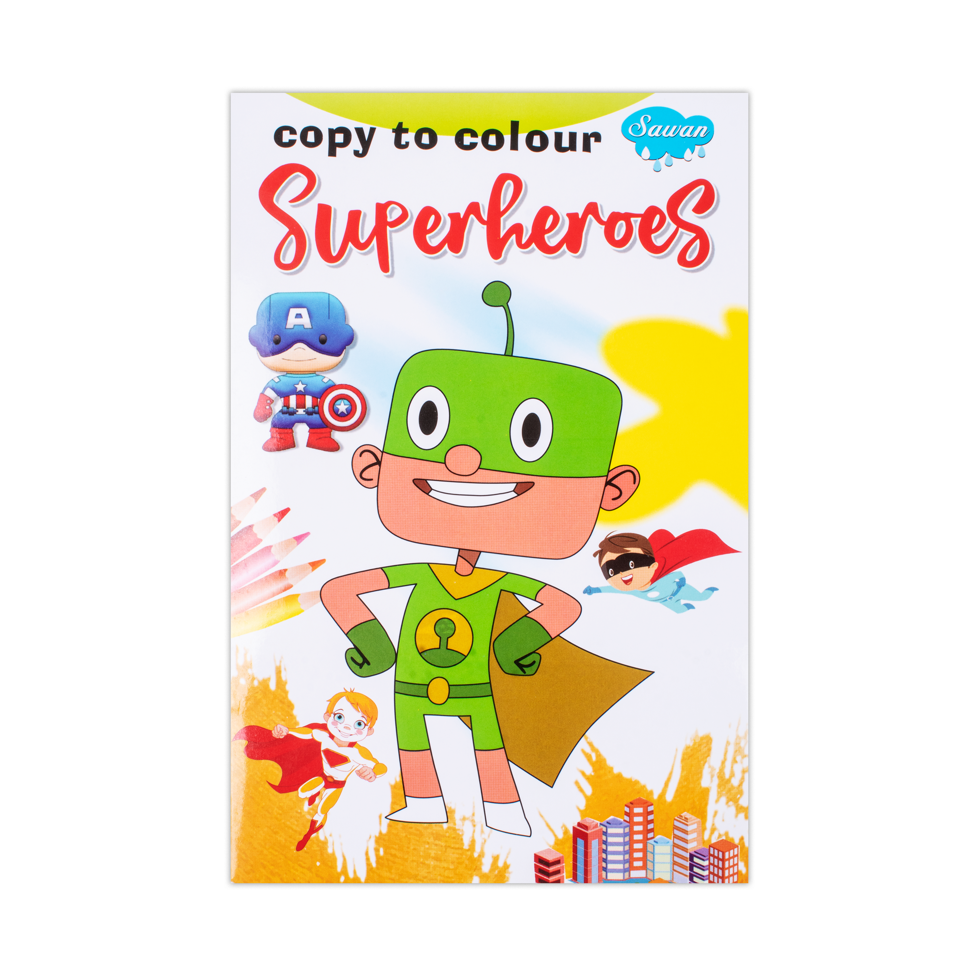 Copy To Colour Super Heroes 1Book