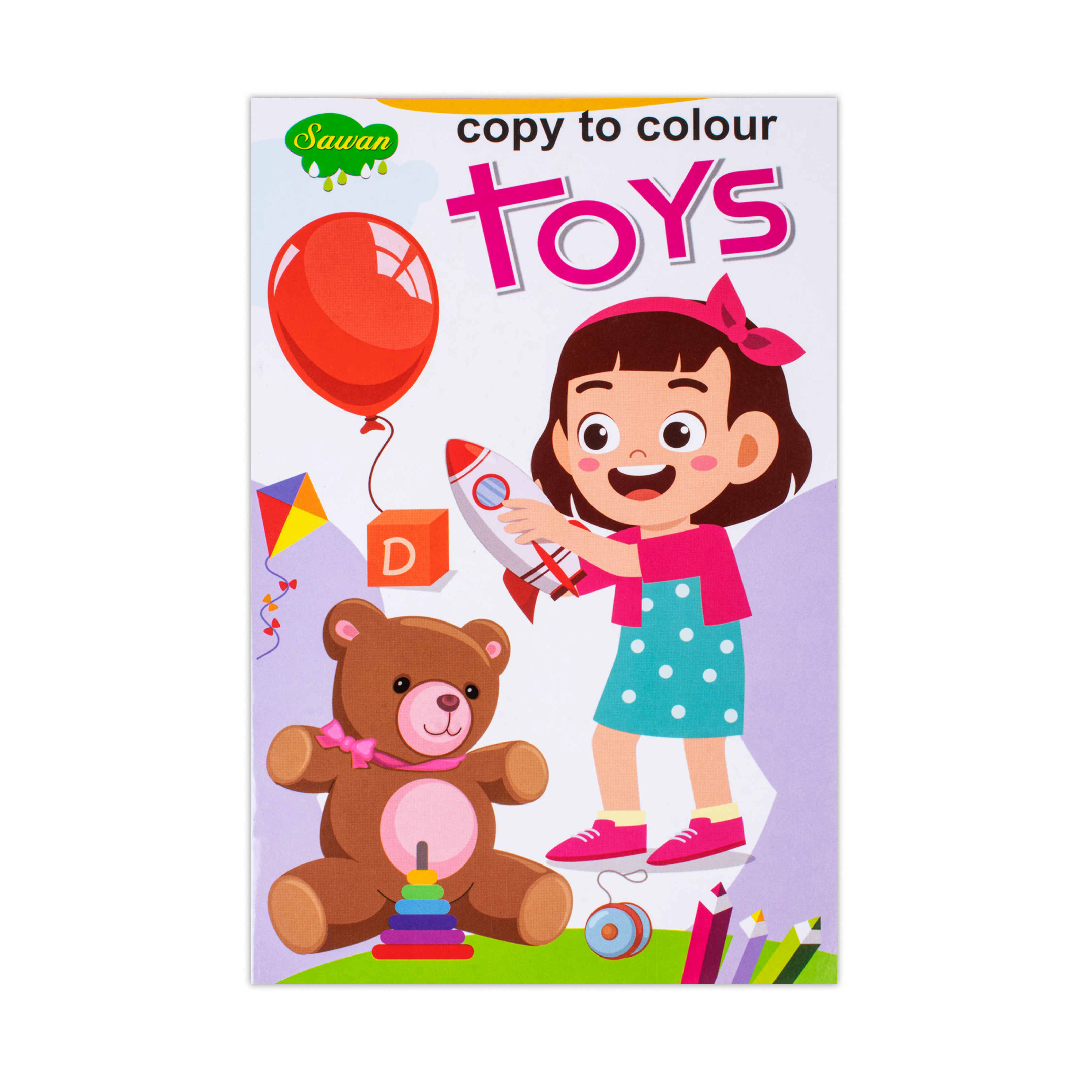 Copy To Colour Toys 1Book