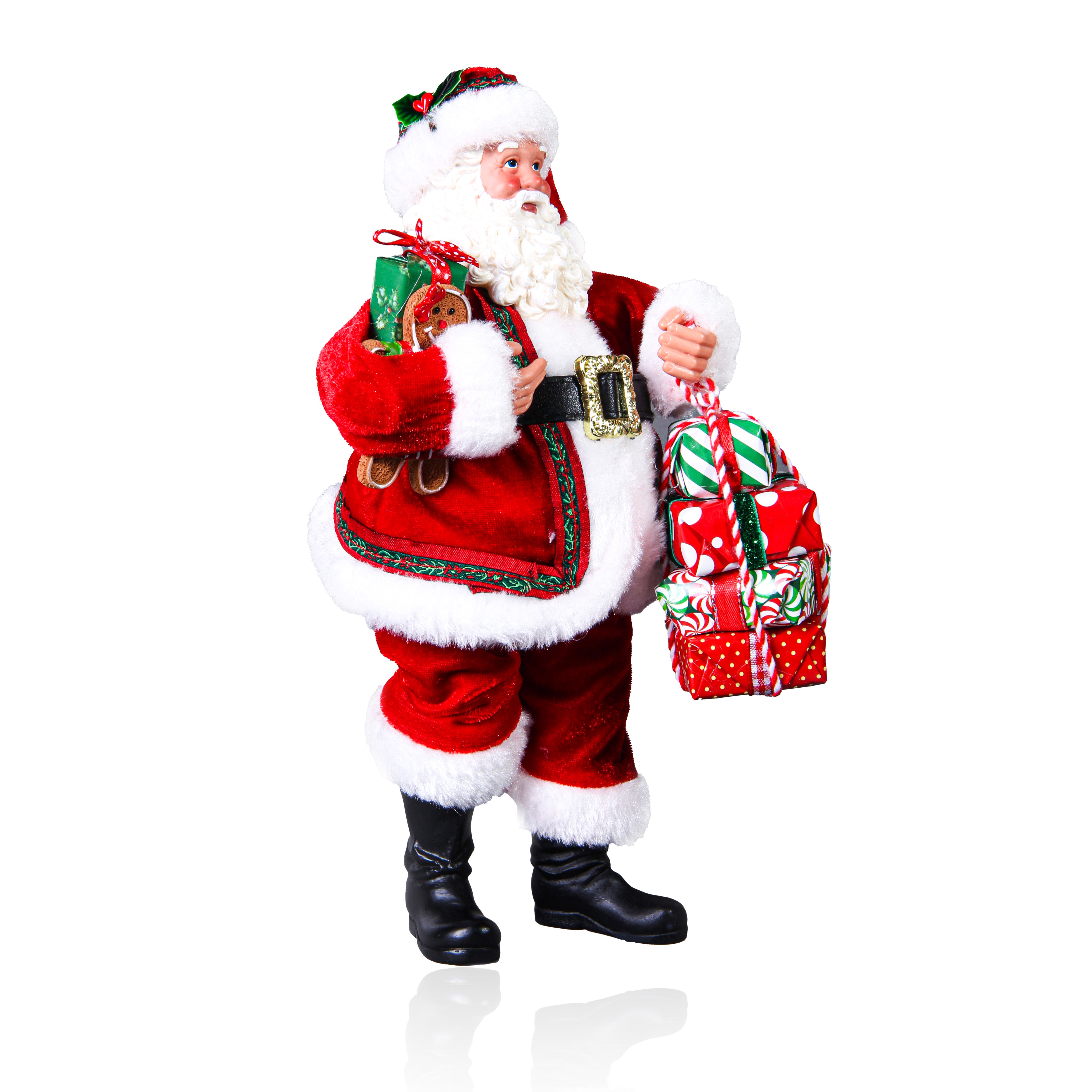 Collectible Presents Santa 28Cm 1Pc