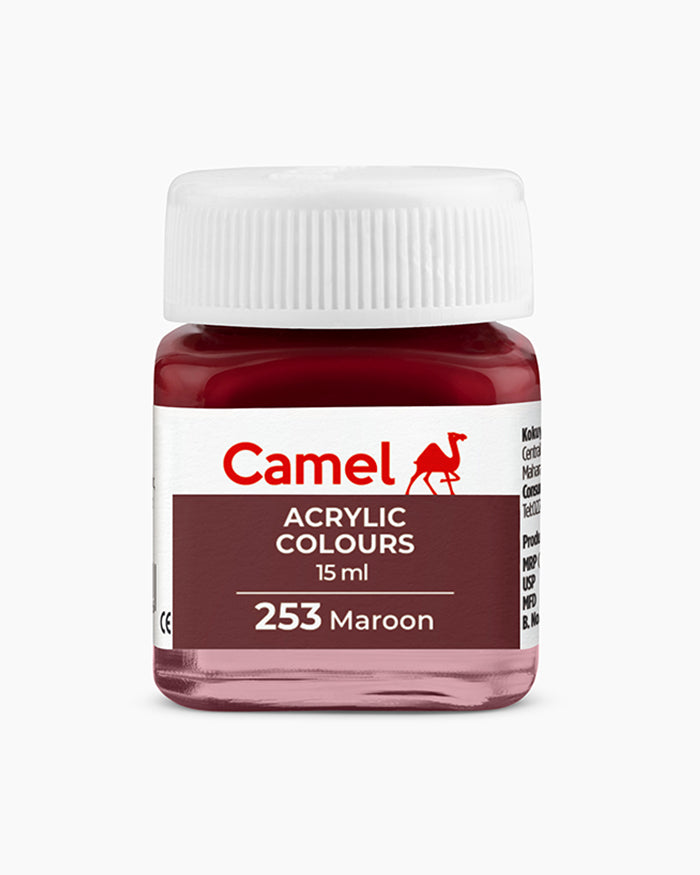 Fabrica Acrylic Colours 10ml - Maroon Camel