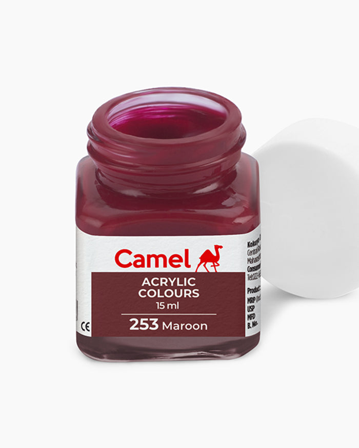Fabrica Acrylic Colours 10ml - Maroon Camel