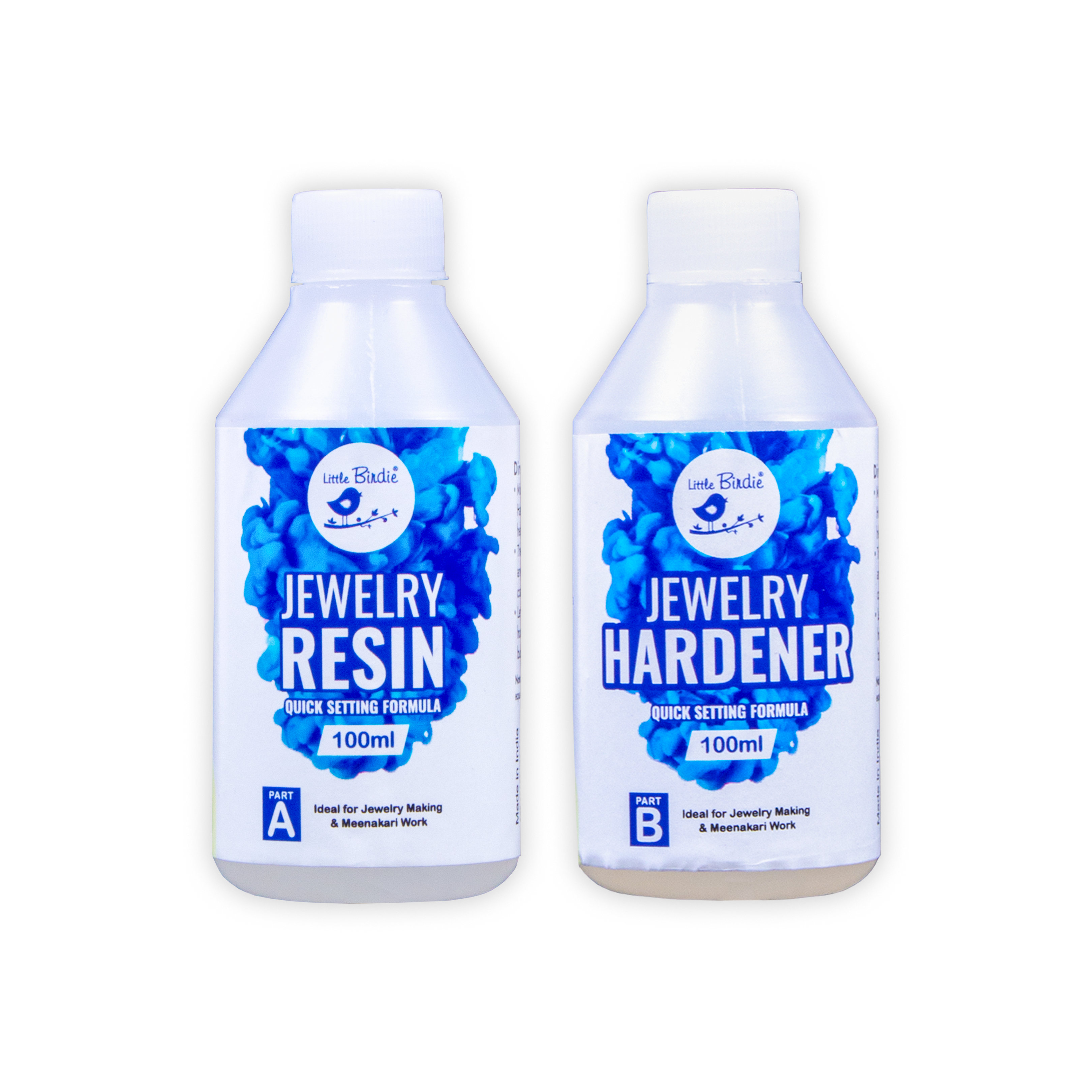 Resin And Hardener Transparent 200ml Bottle