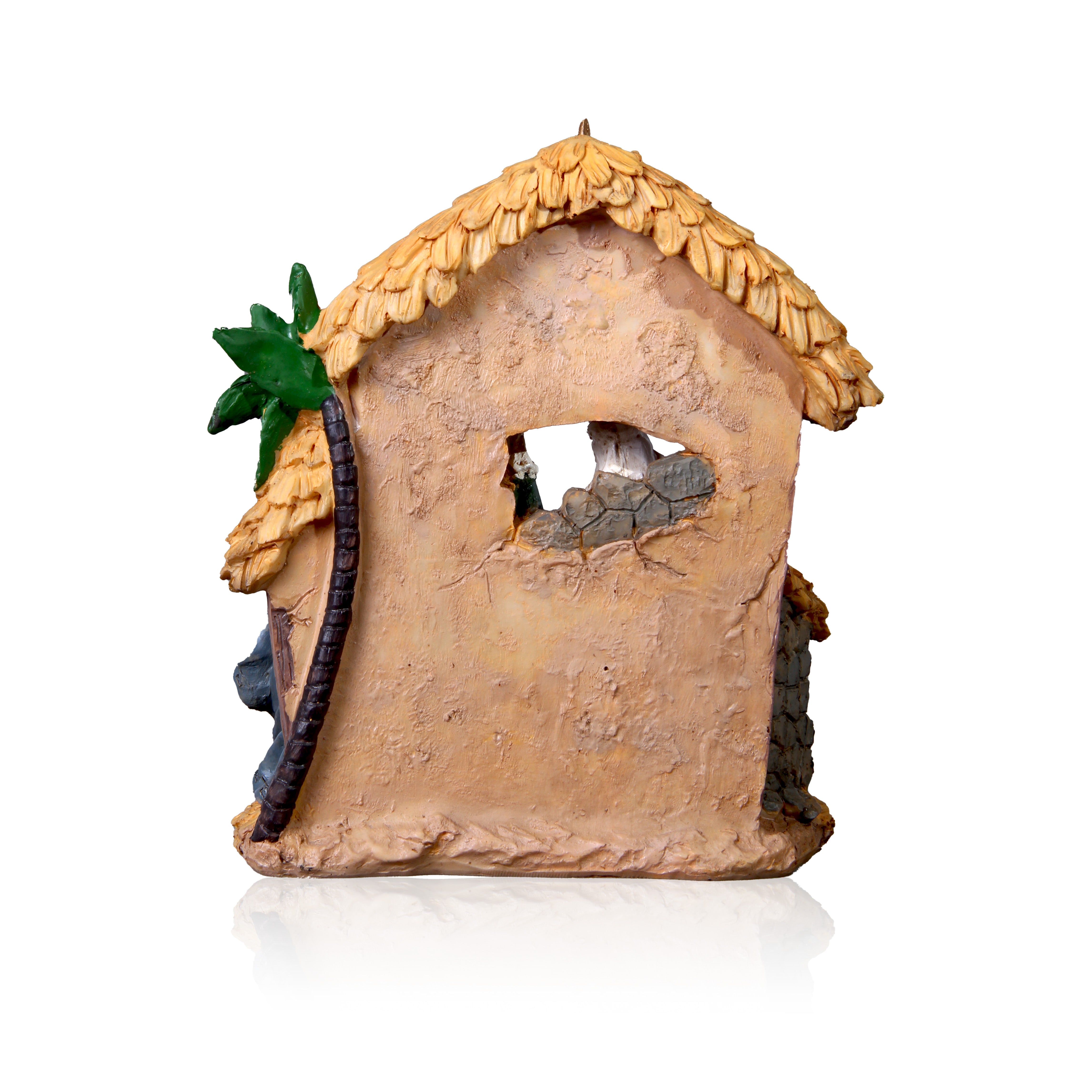 Resin Nativity Crib 1Pc