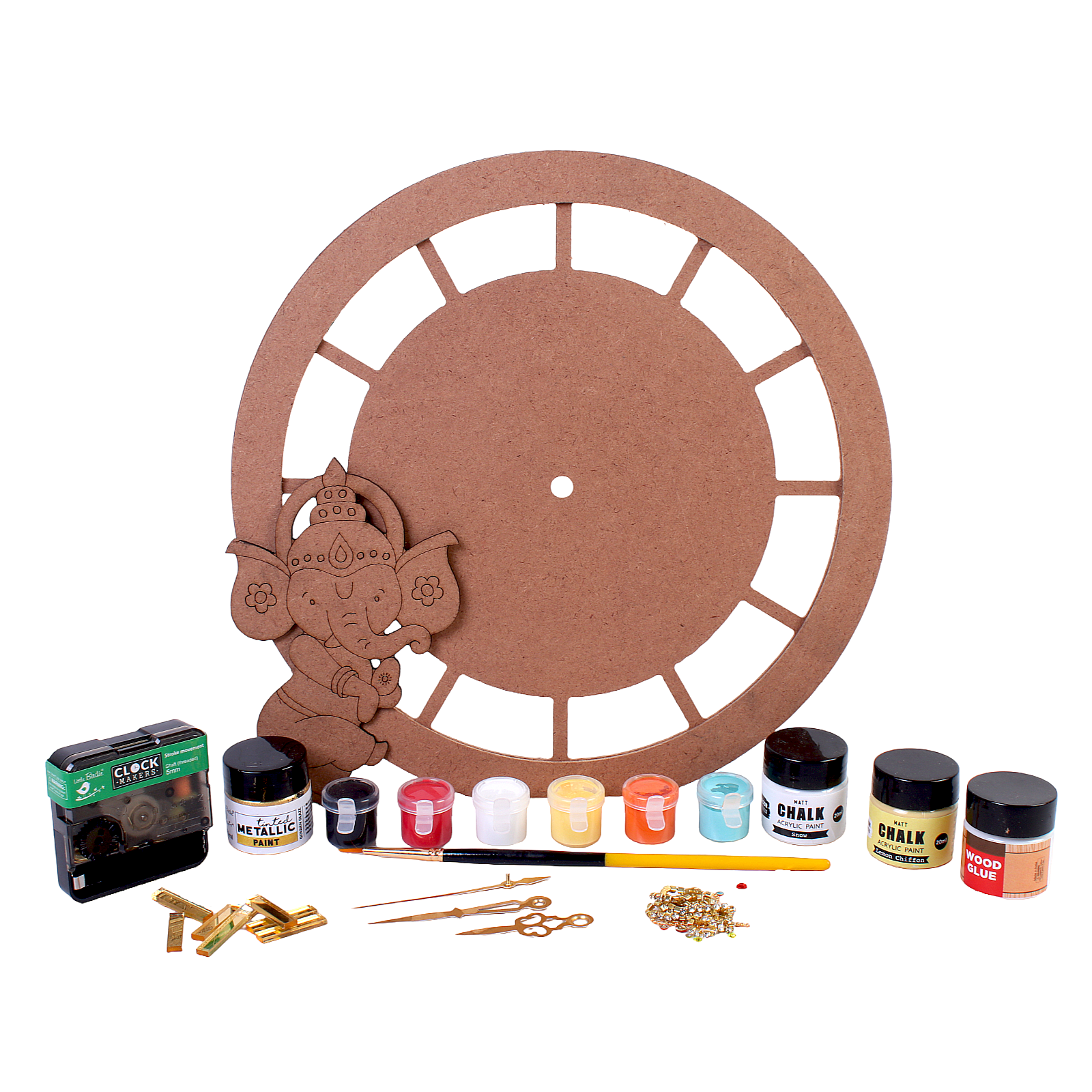 DIY Ganesha Decorative Clock Making Kit