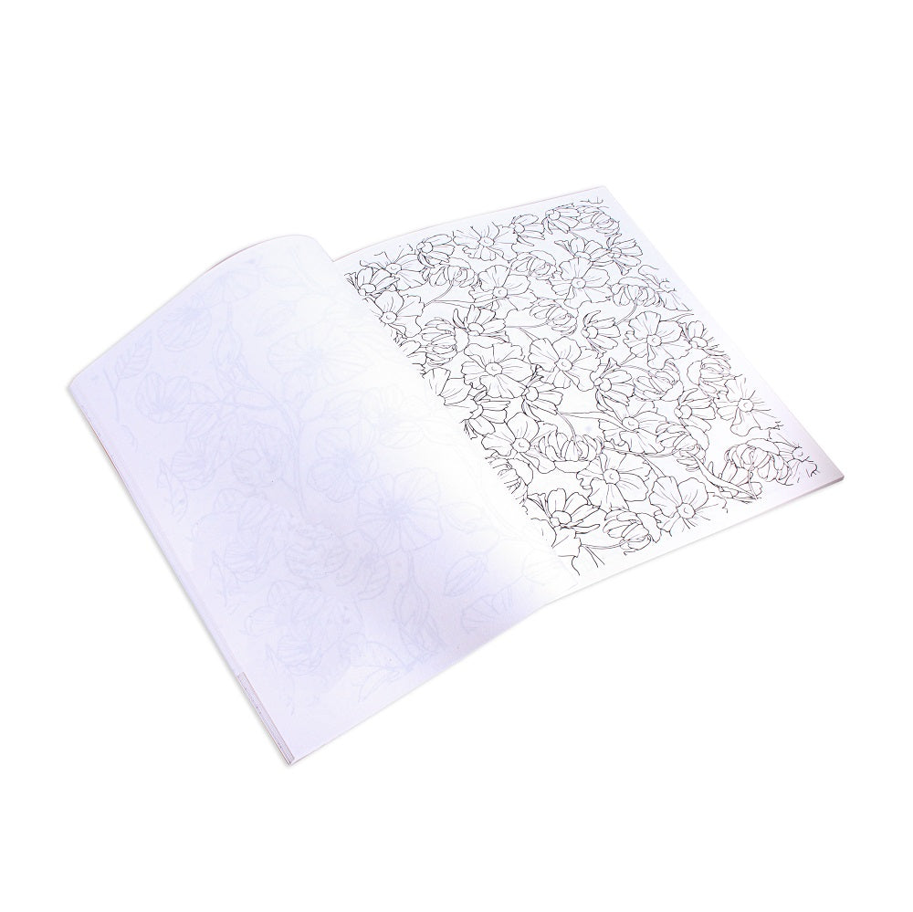 Blooms Colouring Book Lb