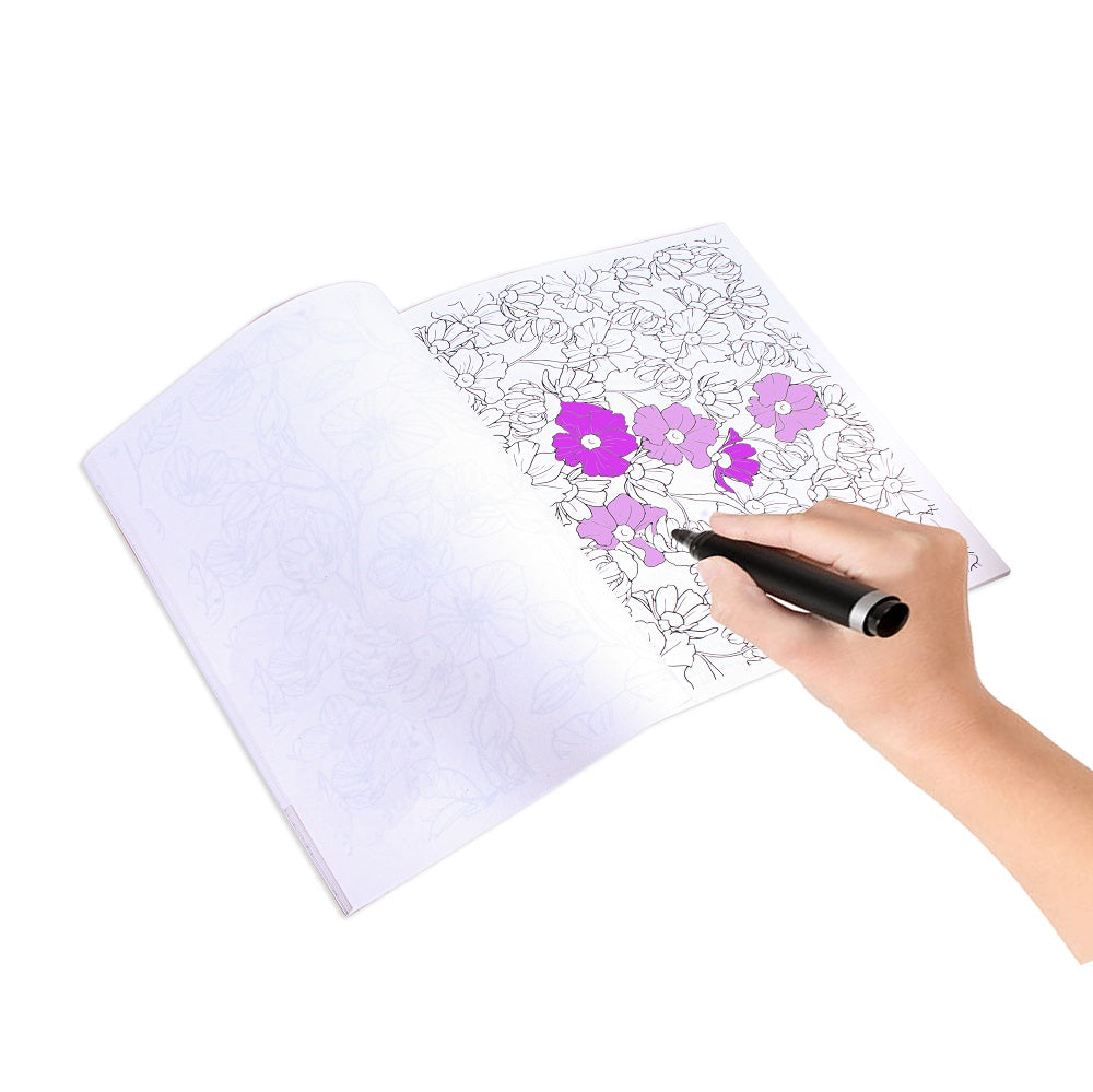 Blooms Colouring Book Lb