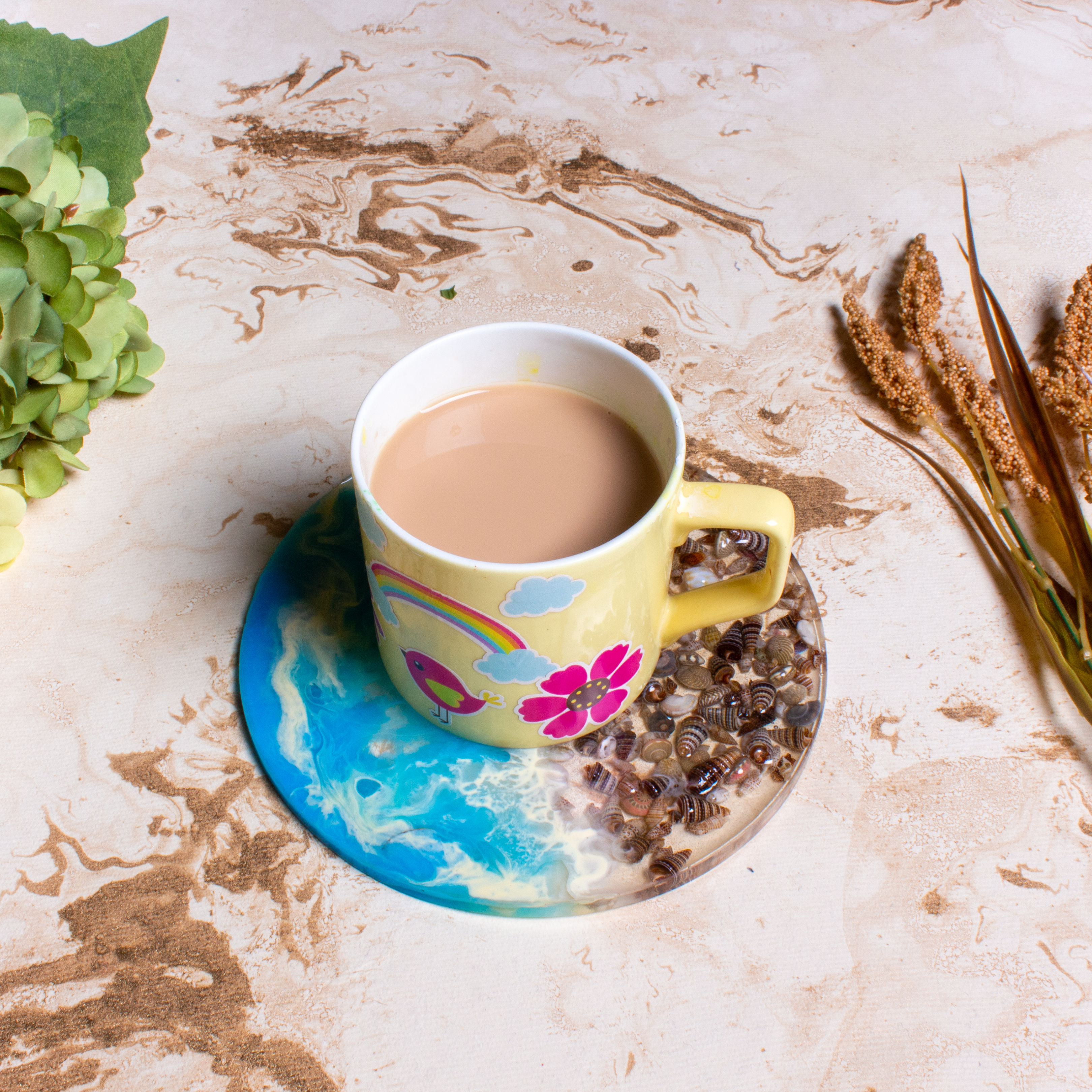 Silicone Mould Round Coaster 8inch Dia 1pc