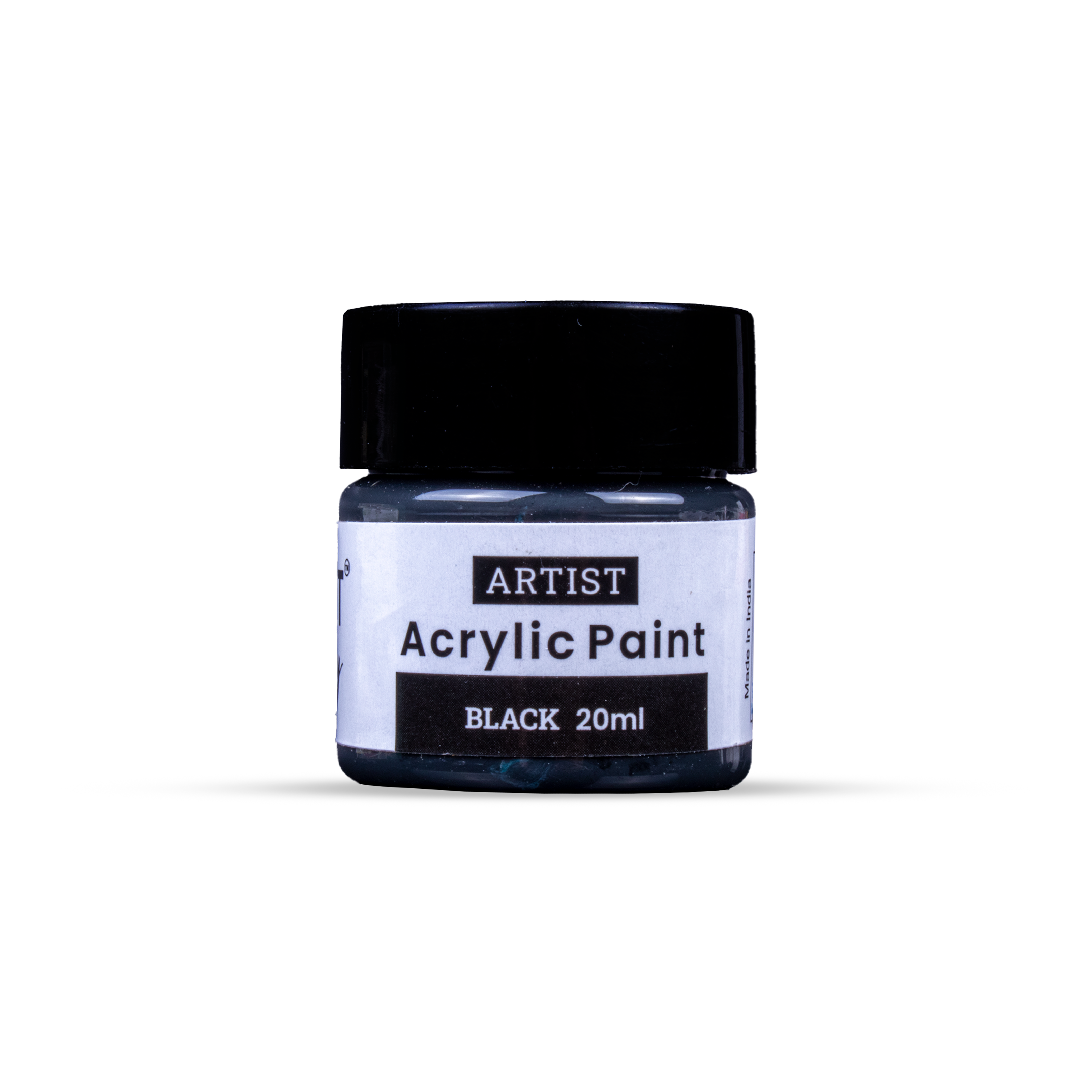 Acrylic Colour Black 20ml Bottle