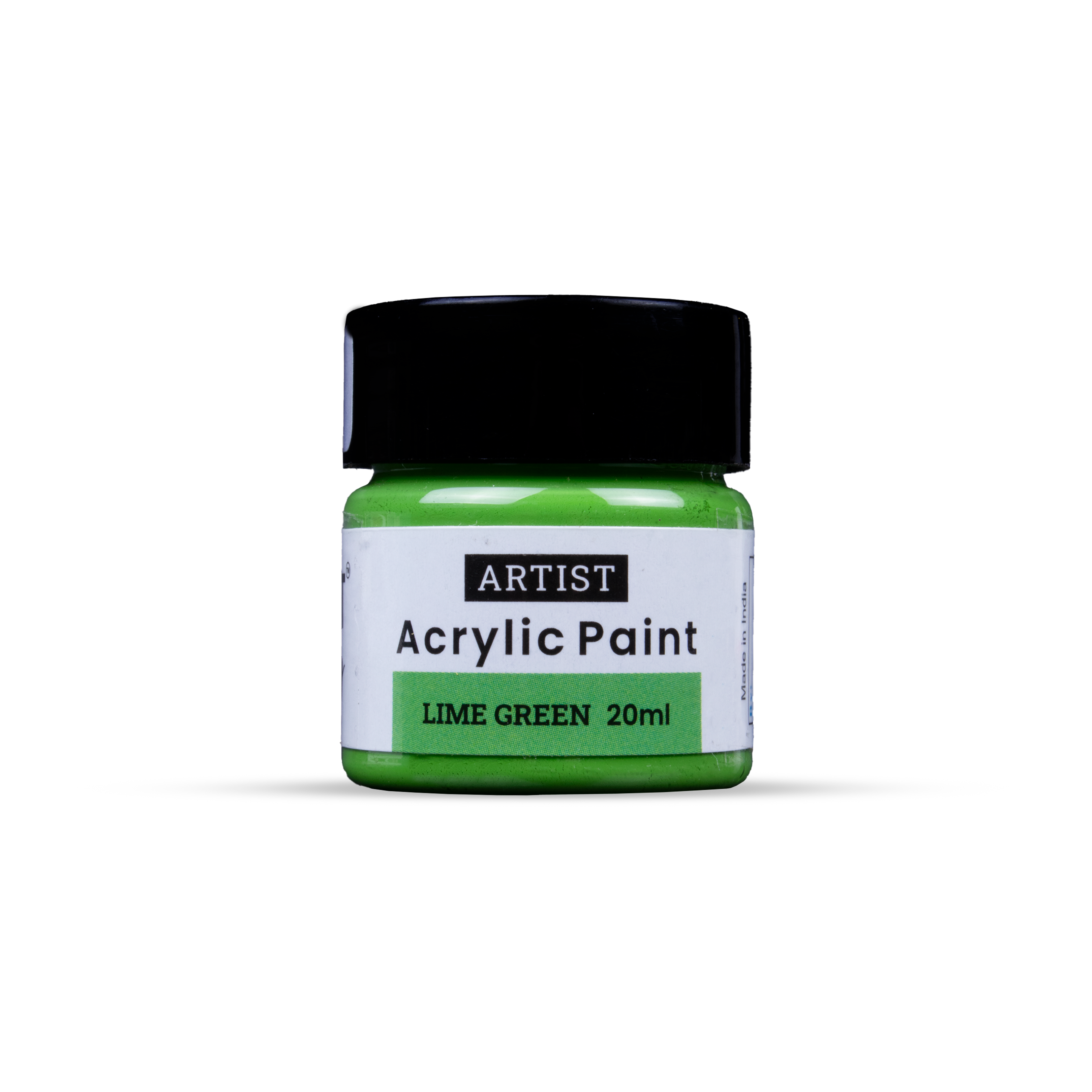Acrylic Colour Lime Green 20ml Bottle