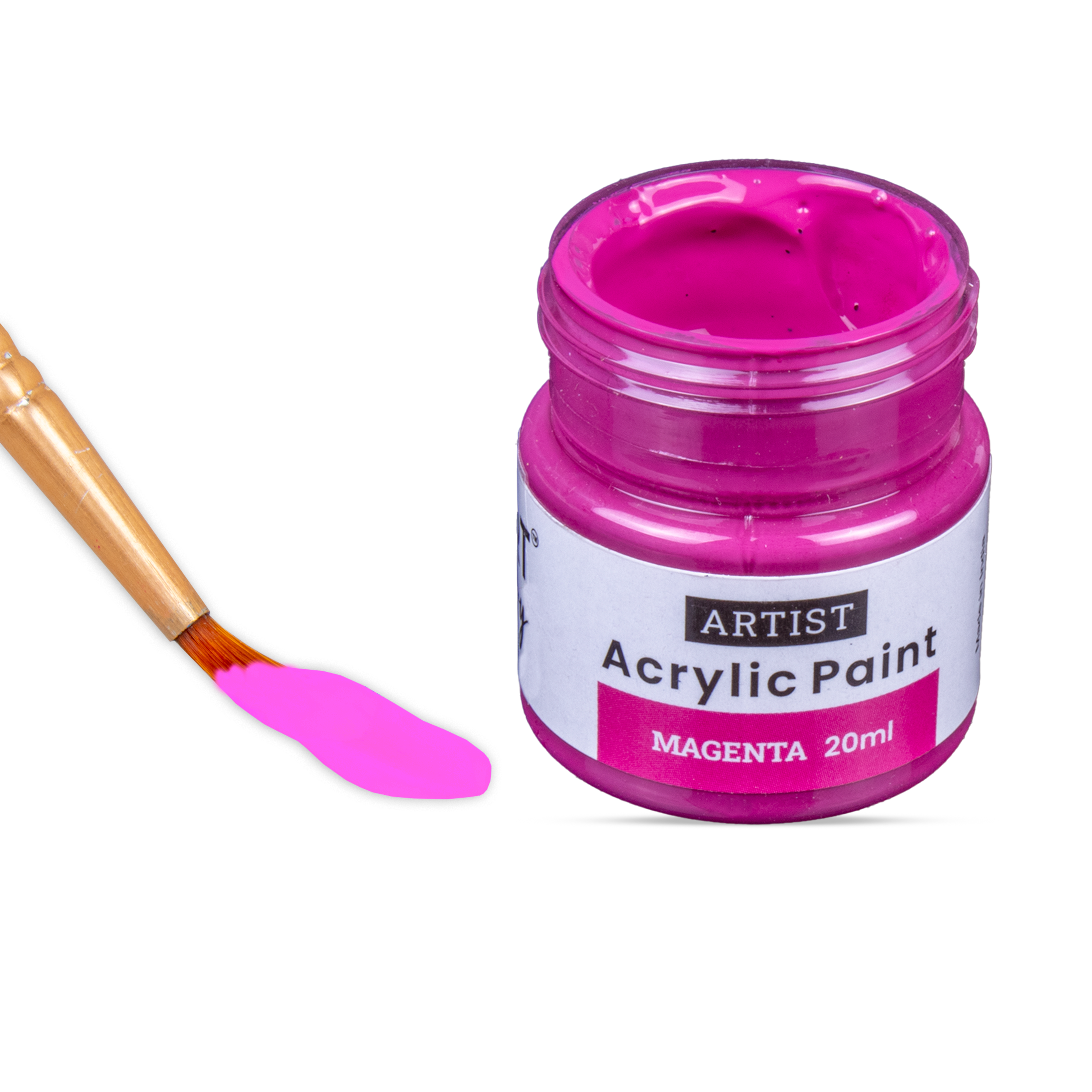 Acrylic Colour Set Vibrant 6 Colors X 20ml each