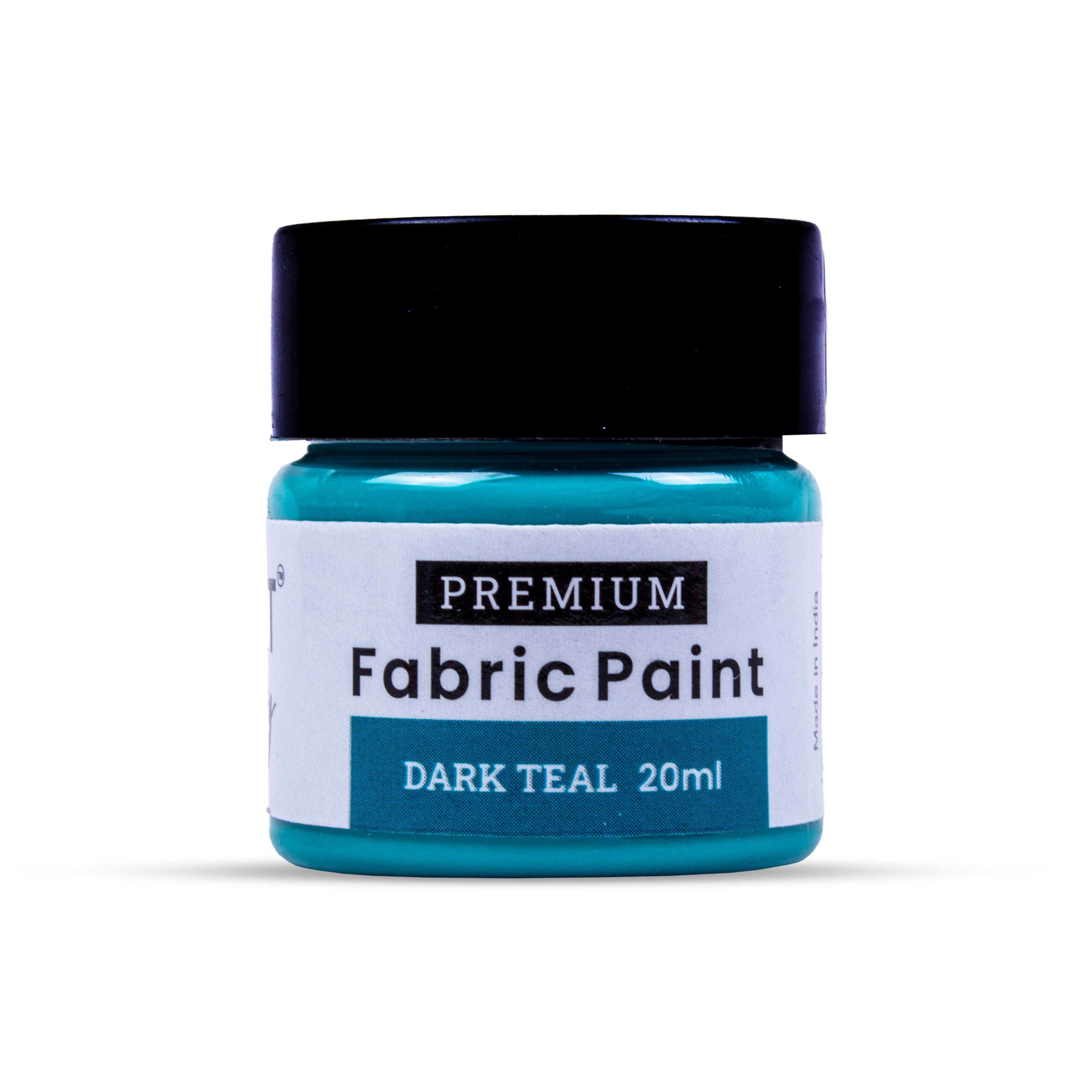 Premium Fabric Paint Dark Teal 20ml Bottle