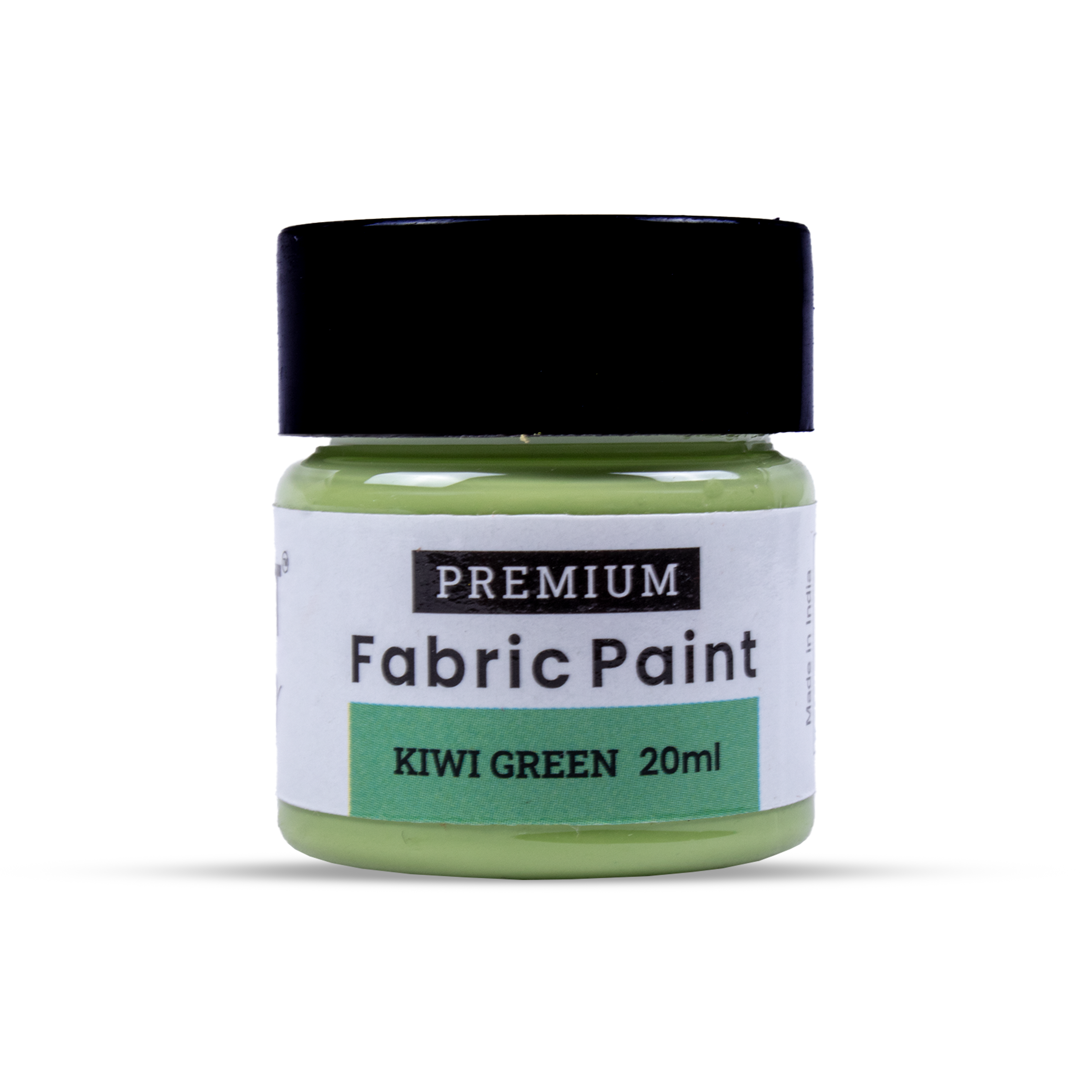 Premium Fabric Paint Kiwi Green 20ml Bottle