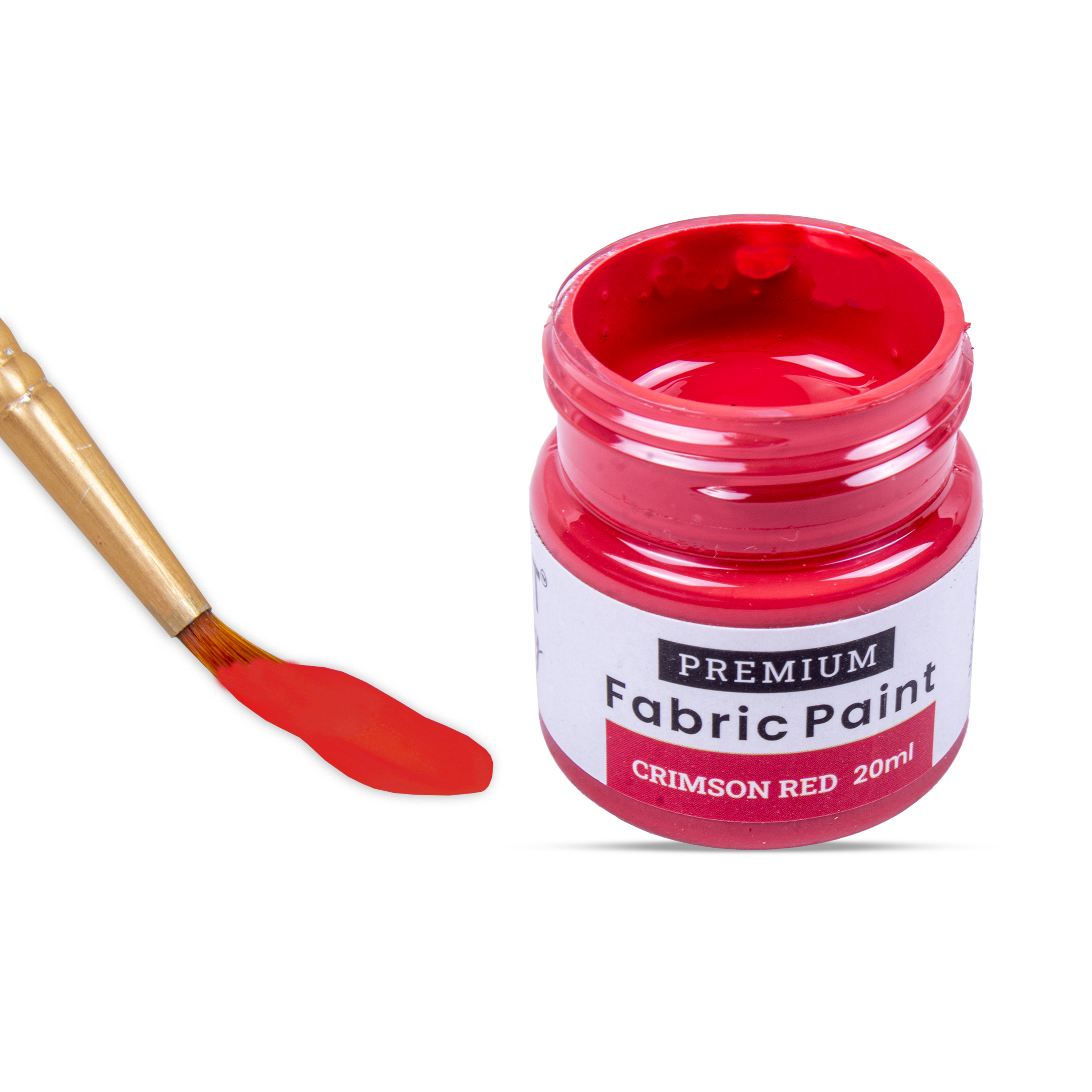 Premium Fabric Paint Set Bright 6 colours X 20ml each