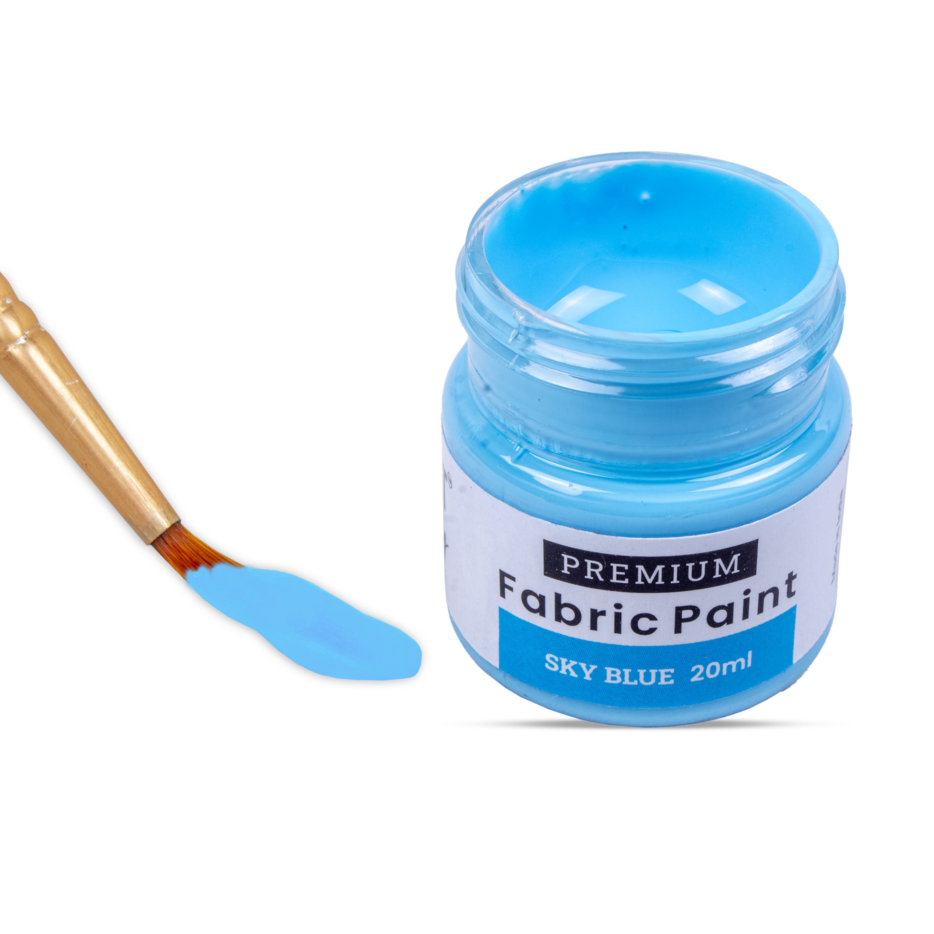 Premium Fabric Paint Set Bright 6 colours X 20ml each