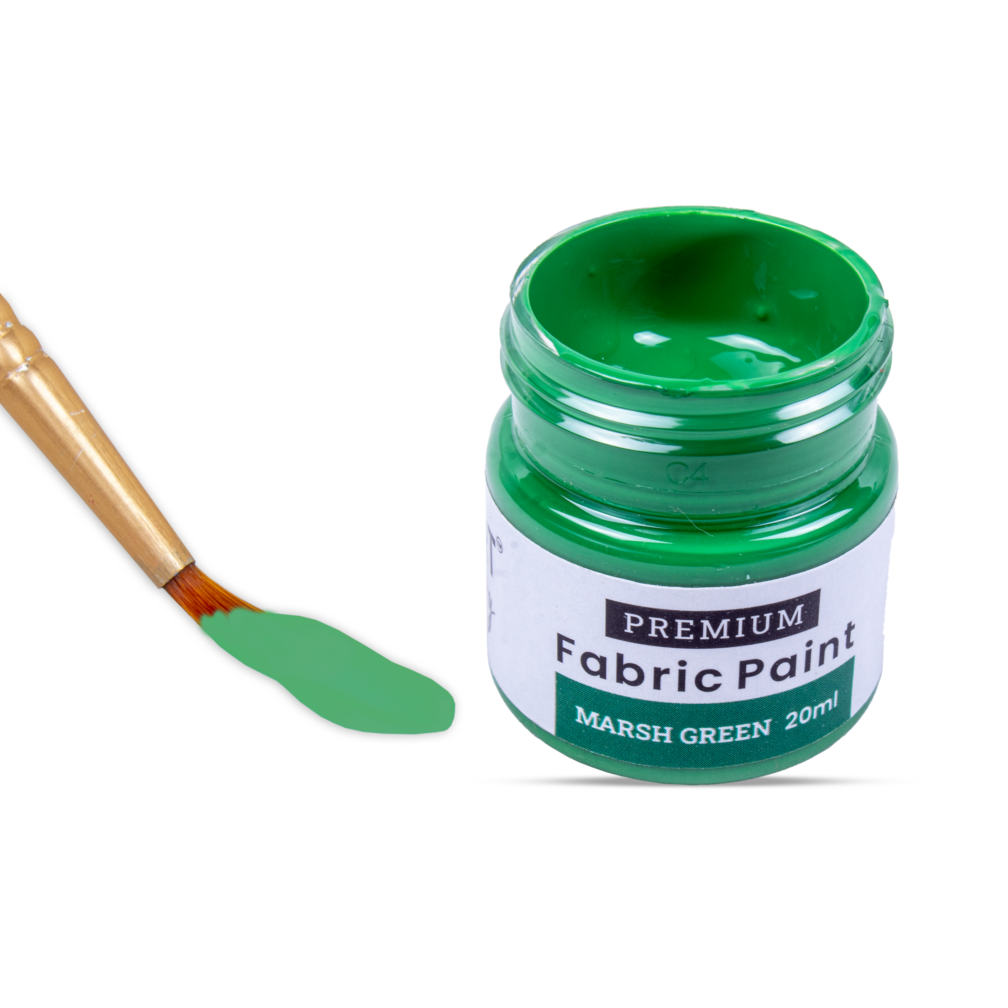 Premium Fabric Paint Marsh Green 20ml Bottle
