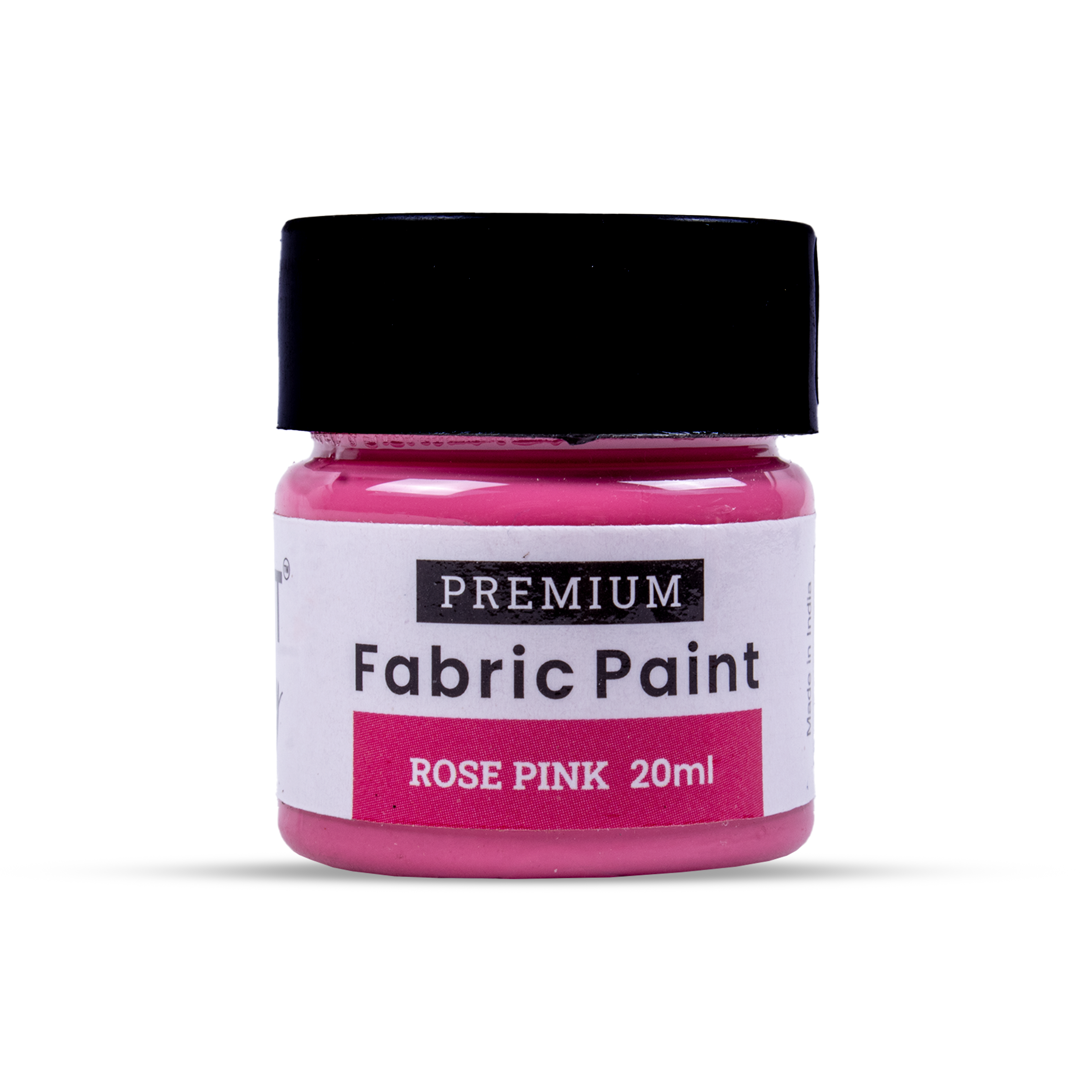 Premium Fabric Paint Rose Pink 20ml Bottle