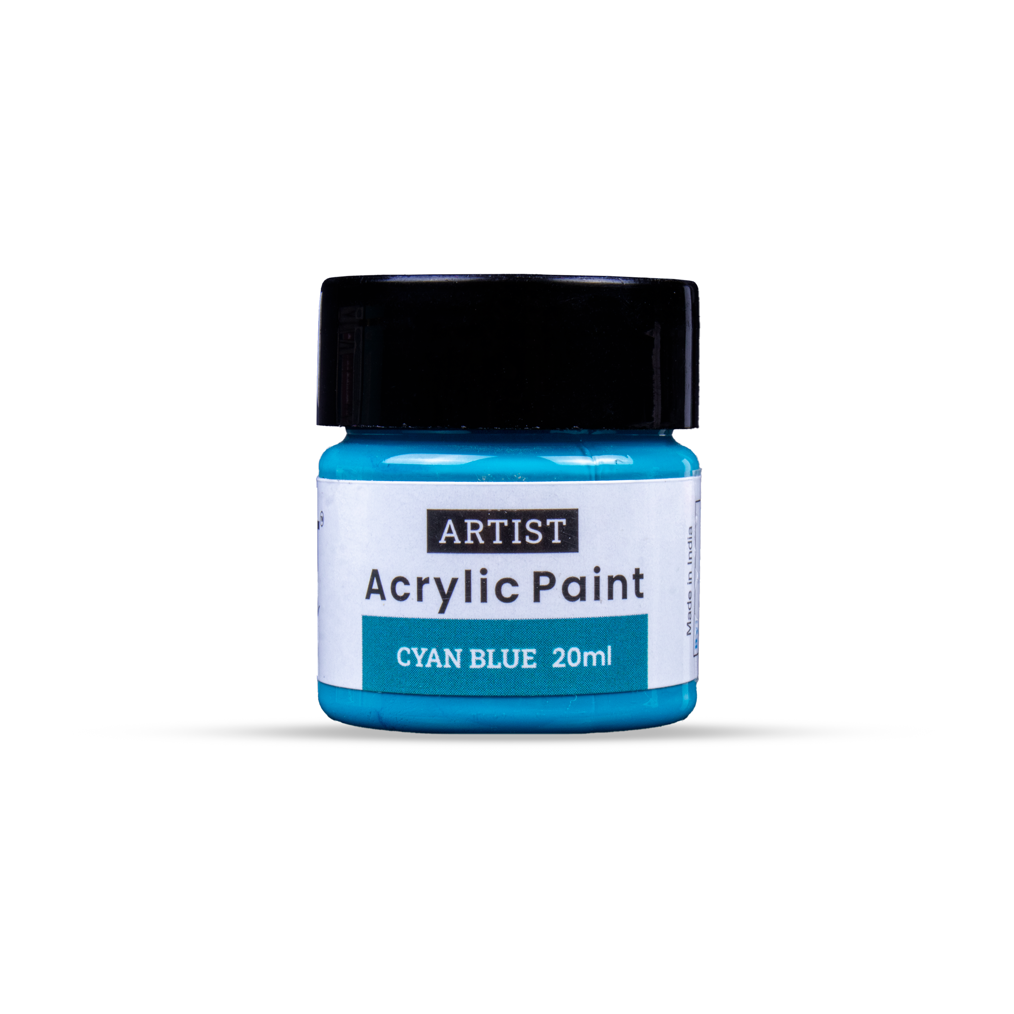 Acrylic Colour Cyan Blue 20ml Bottle