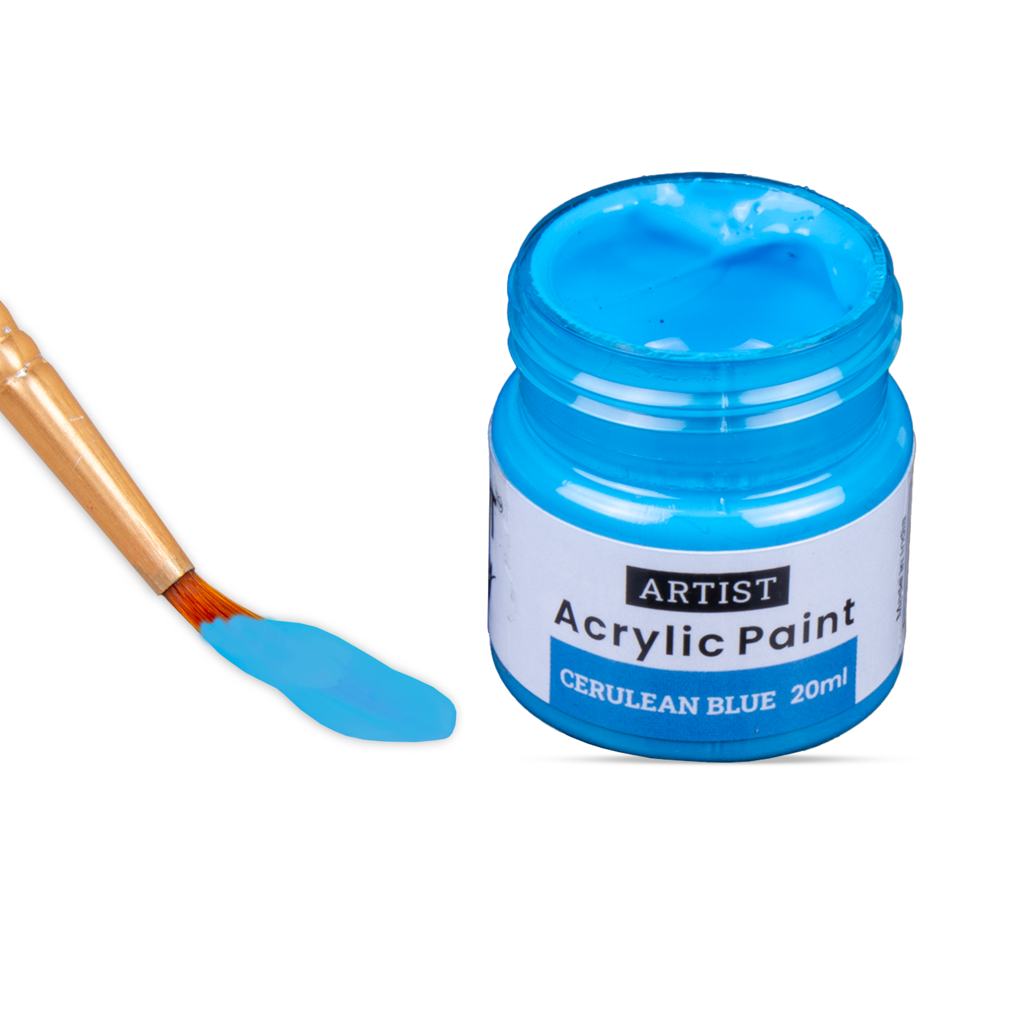Acrylic Colour Cerulean Blue 20ml Bottle