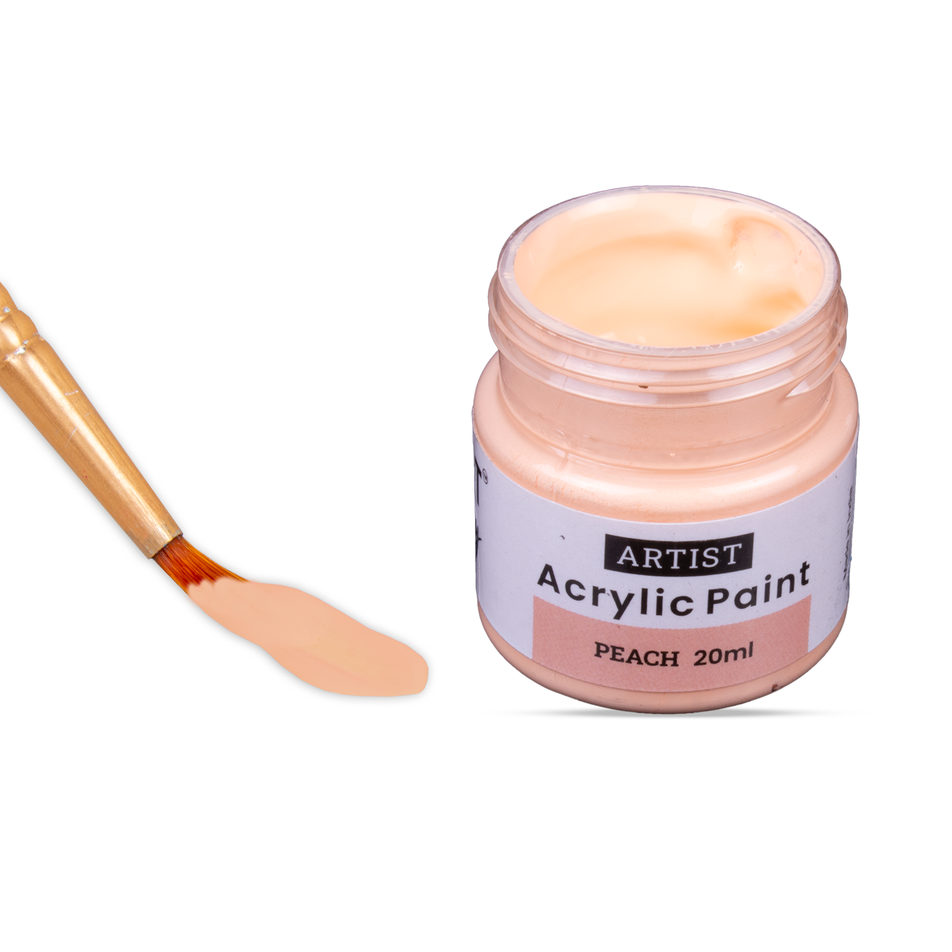 Acrylic Colour Peach 20ml Bottle