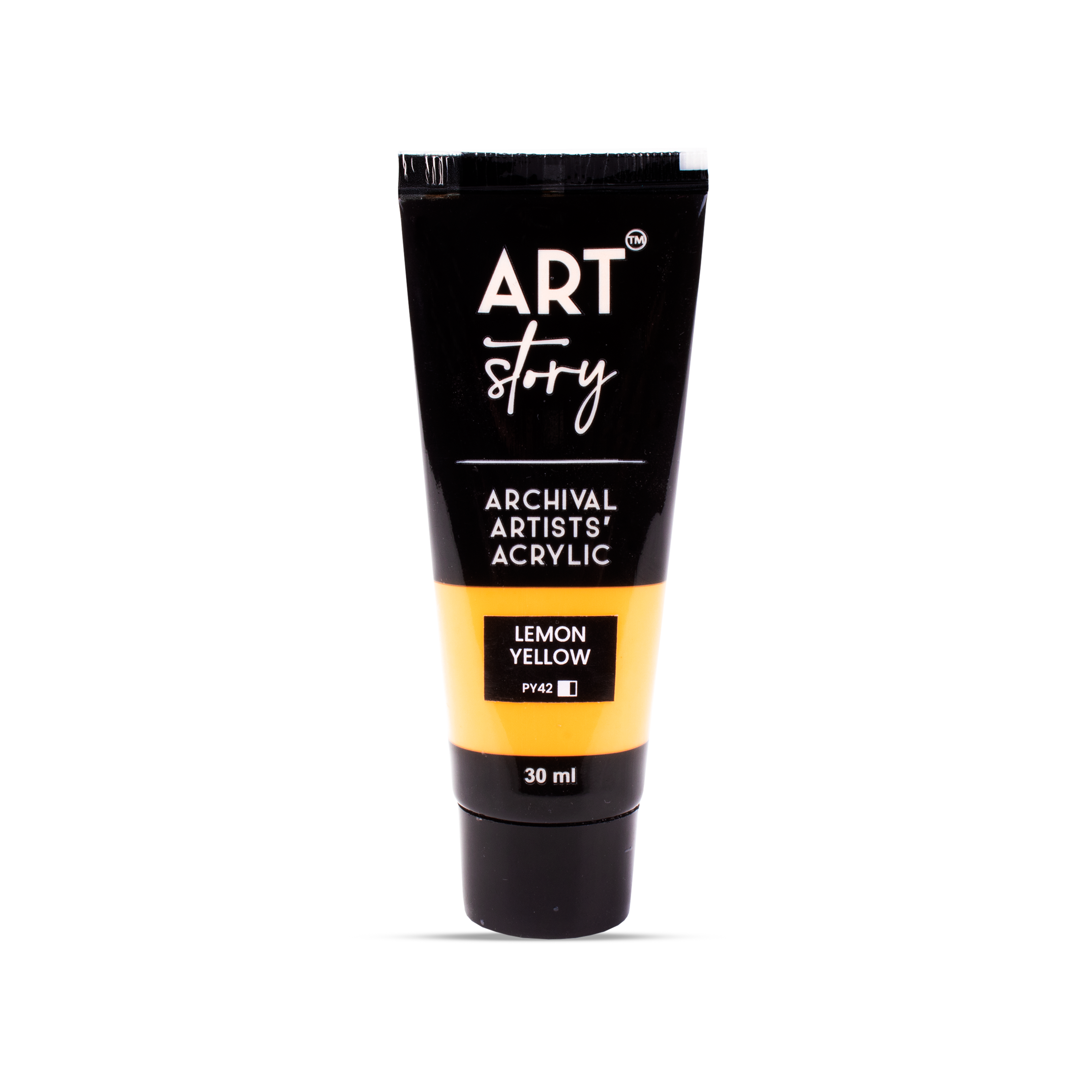 Artists Acrylic Colour Lemon Yellow 30ml Tube