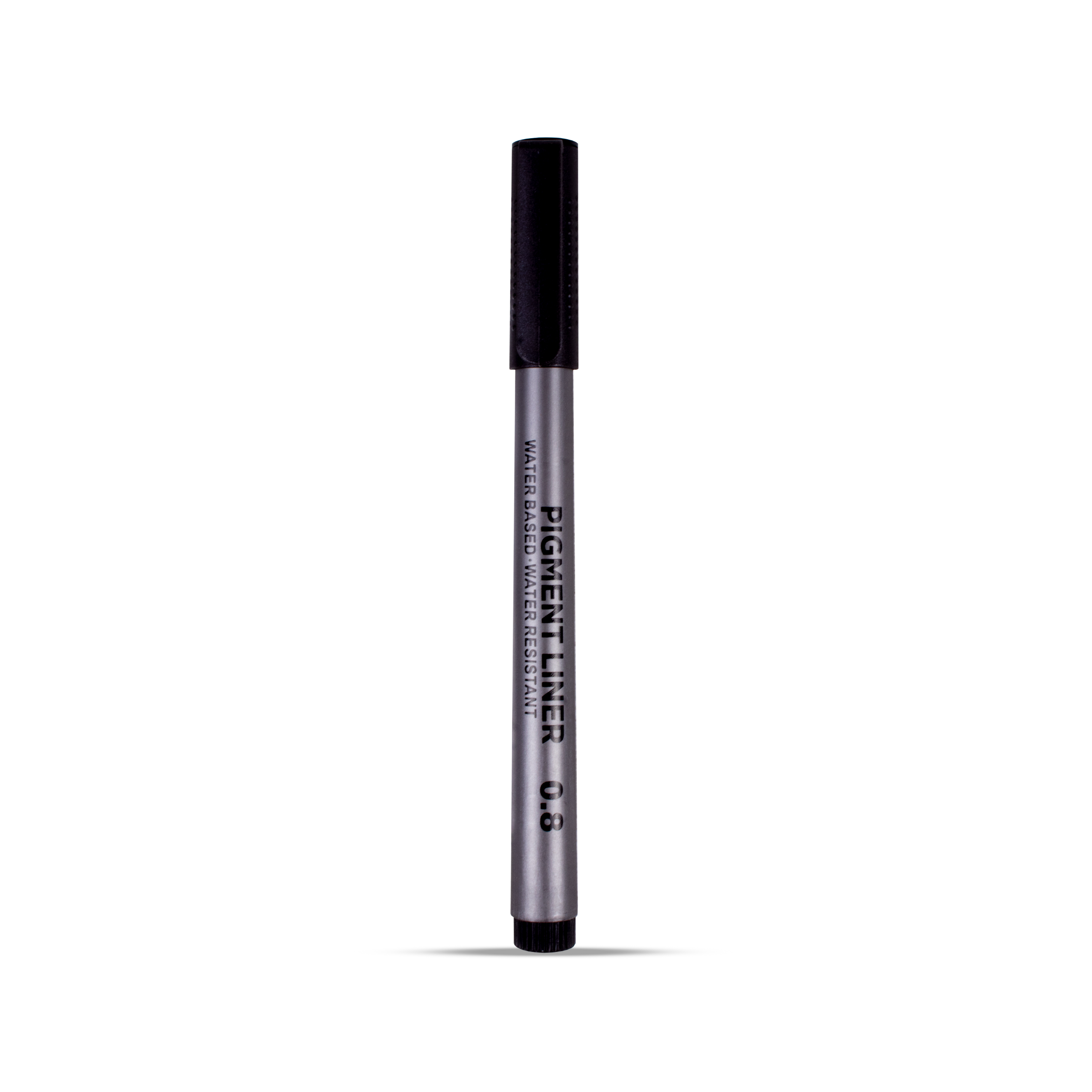 Pigment Fineliner Water Based Black 0.8mm Tip 1pc