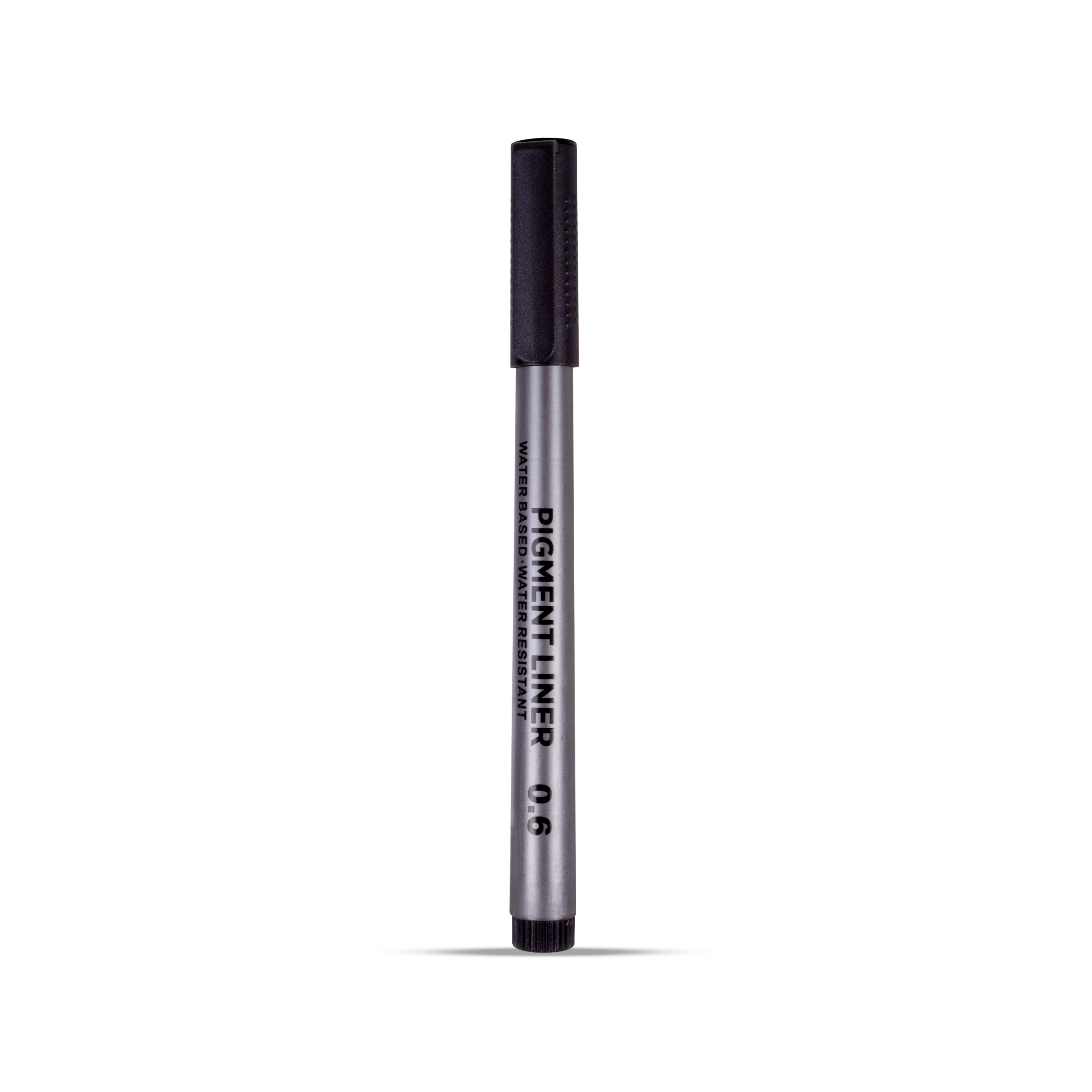 Pigment Fineliner Water Based Black 0.6mm Tip 1pc