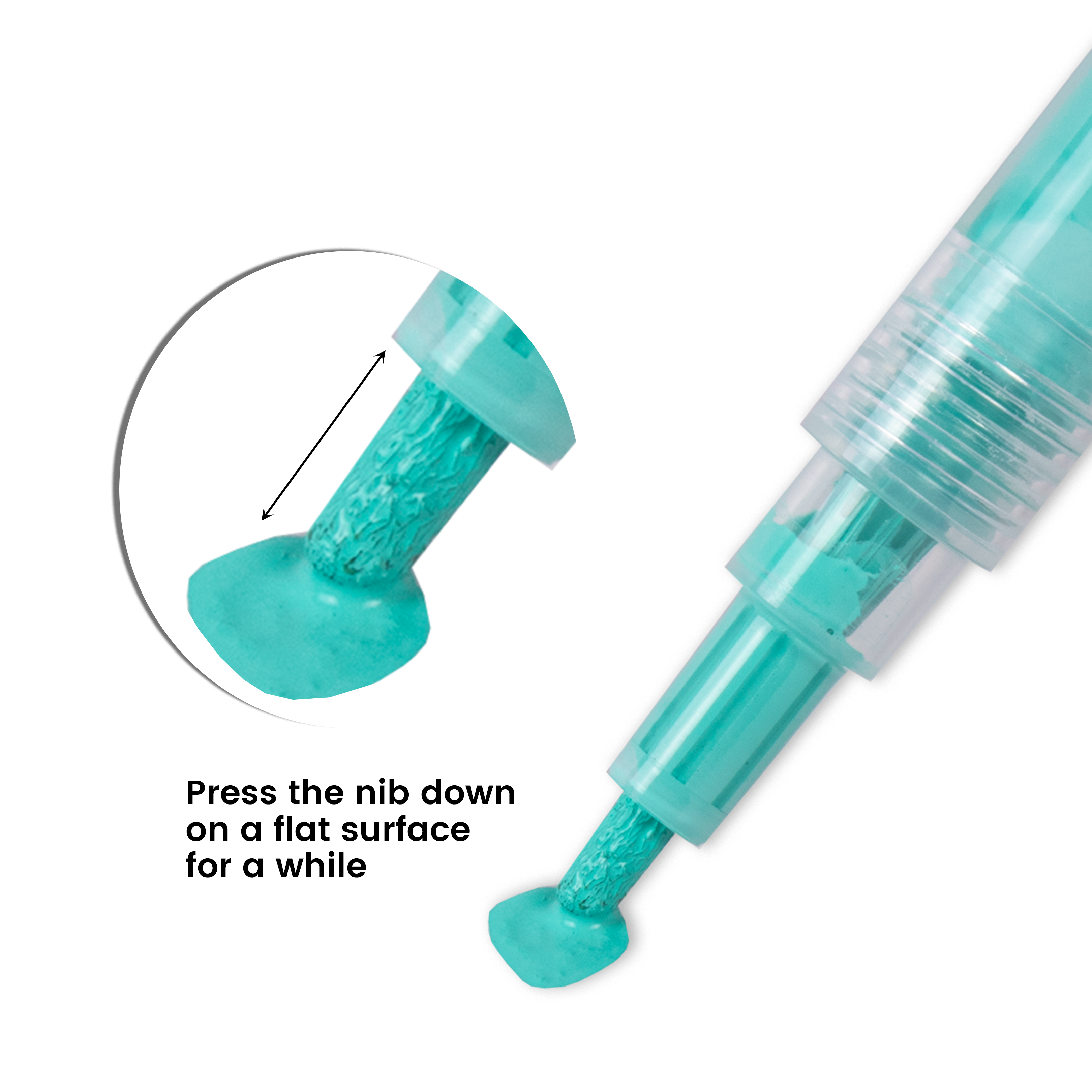 Acrylic Paint Marker Pen Water Based Viridian 1mm Tip 1pc