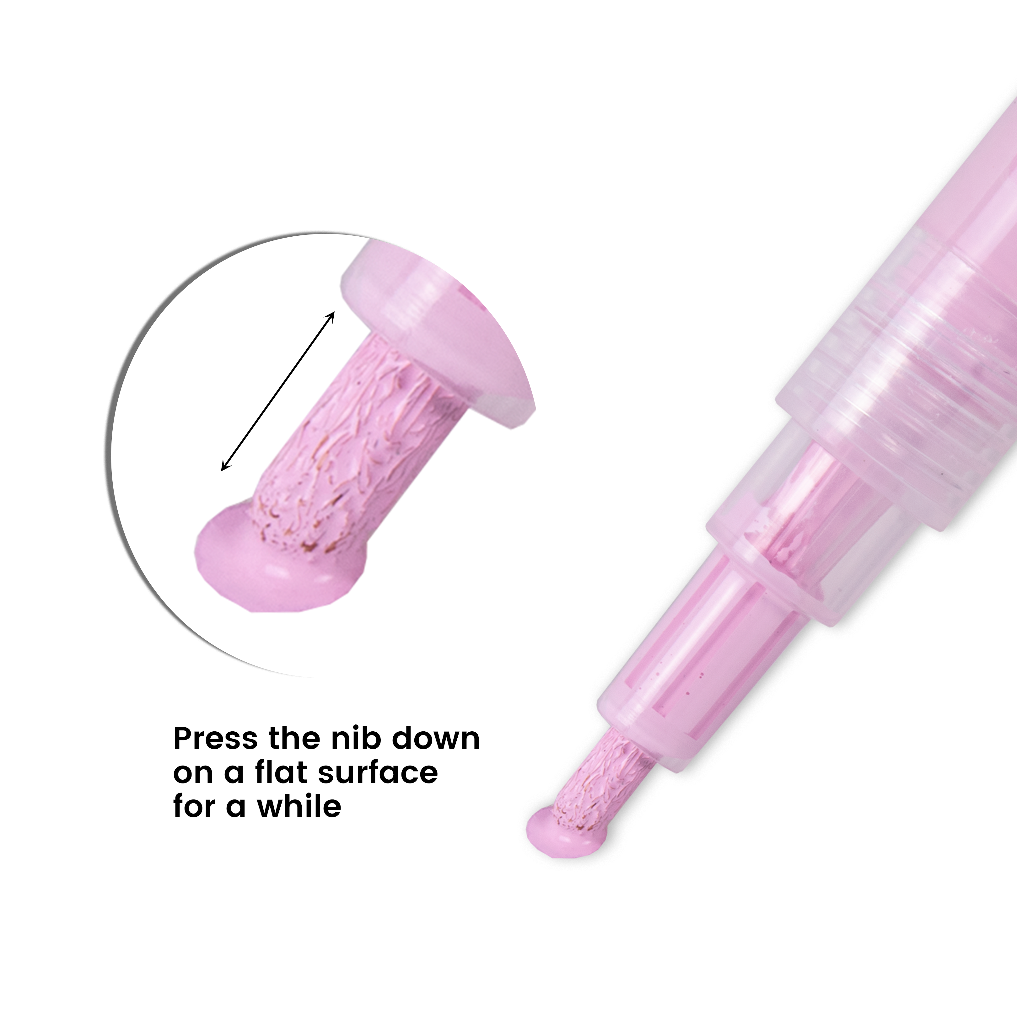 Acrylic Paint Marker Pen Water Based Rose Pink 1mm Tip 1pc