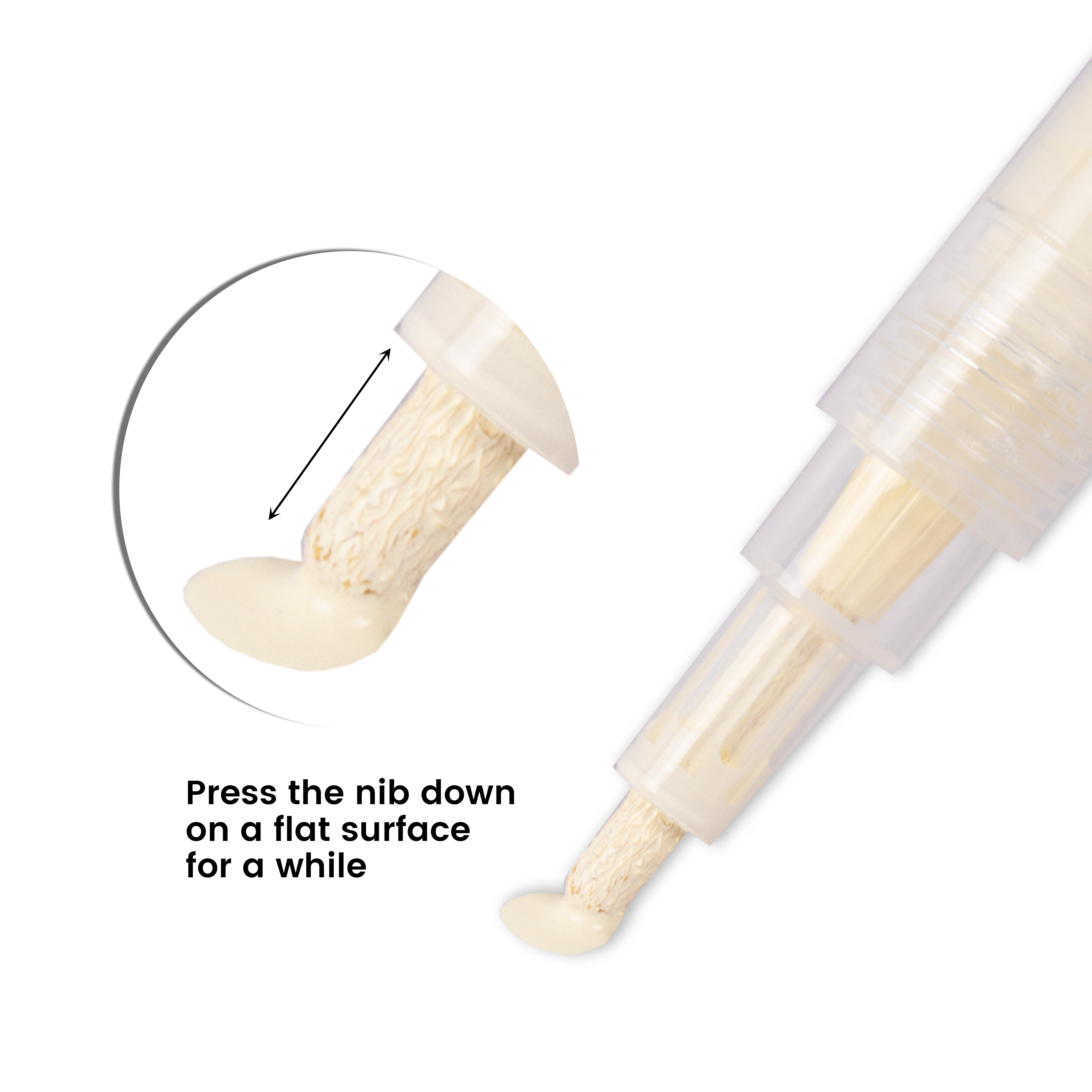 Acrylic Paint Marker Pen Water Based Pale Yellow 1mm Tip 1pc