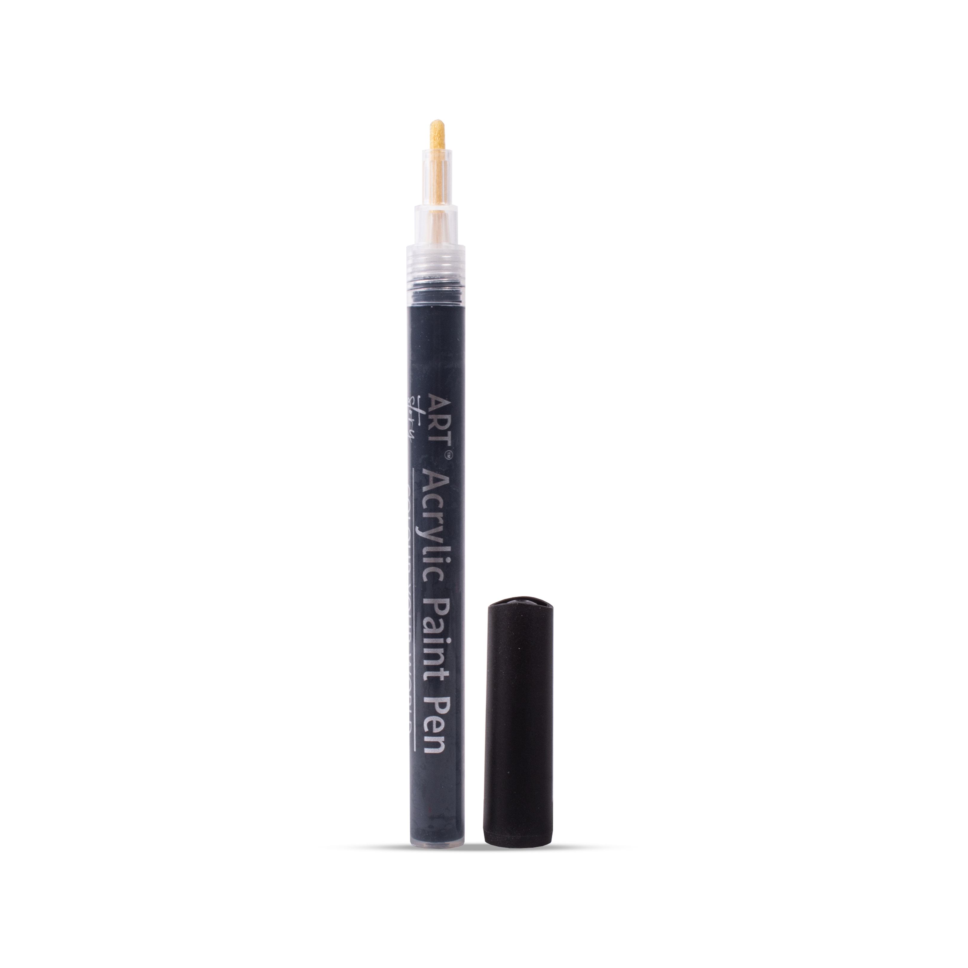 Acrylic Paint Marker Pen Water Based Black 1mm Tip 1pc