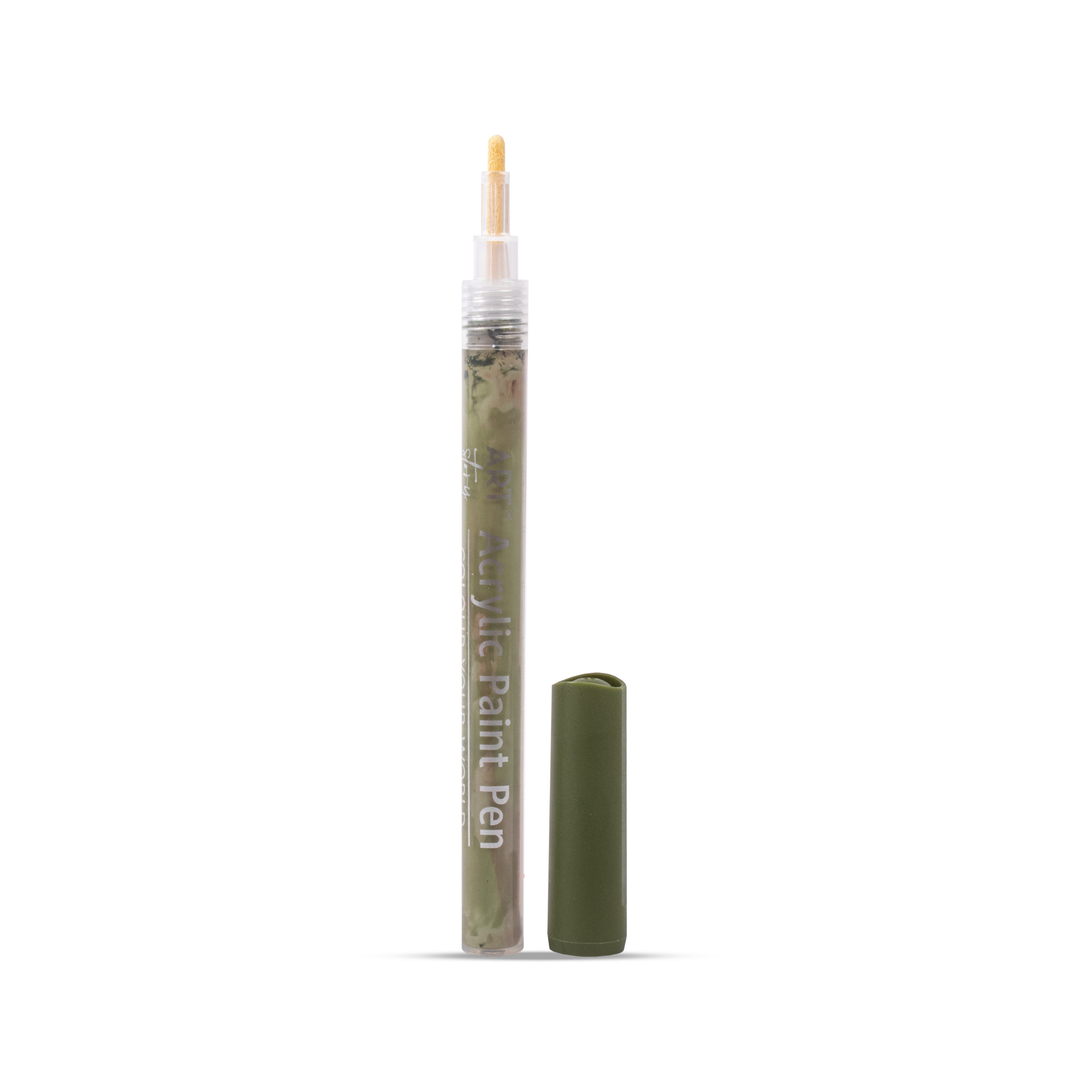 Acrylic Paint Marker Pen Water Based Sap Green 1mm Tip 1pc