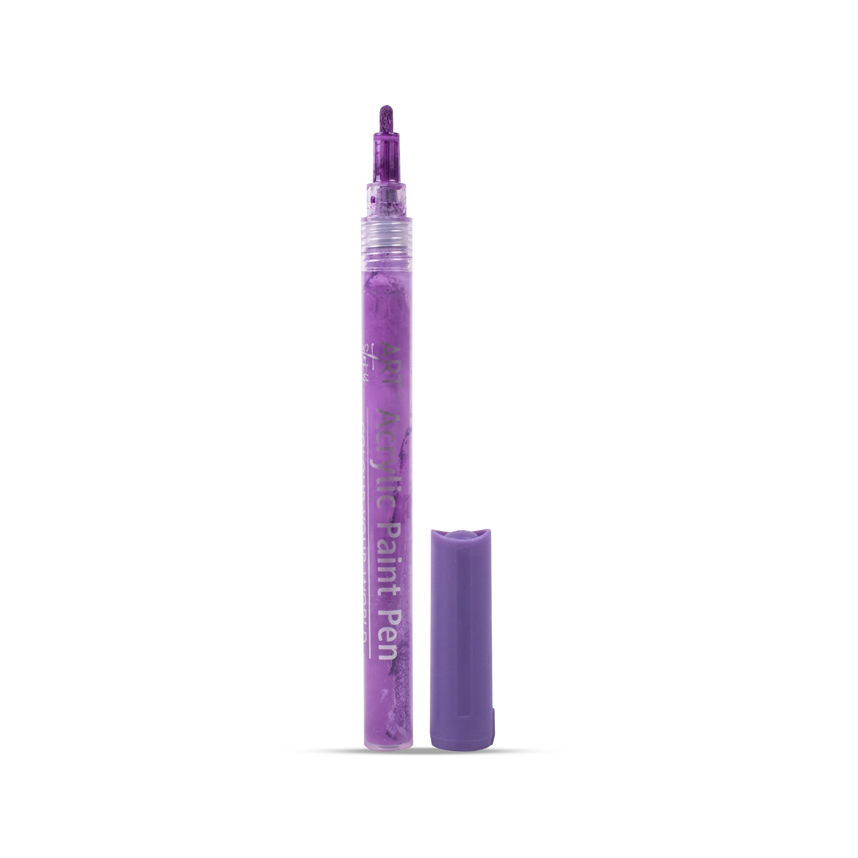 Acrylic Paint Marker Pen Water Based Dark Purple 1mm Tip 1pc