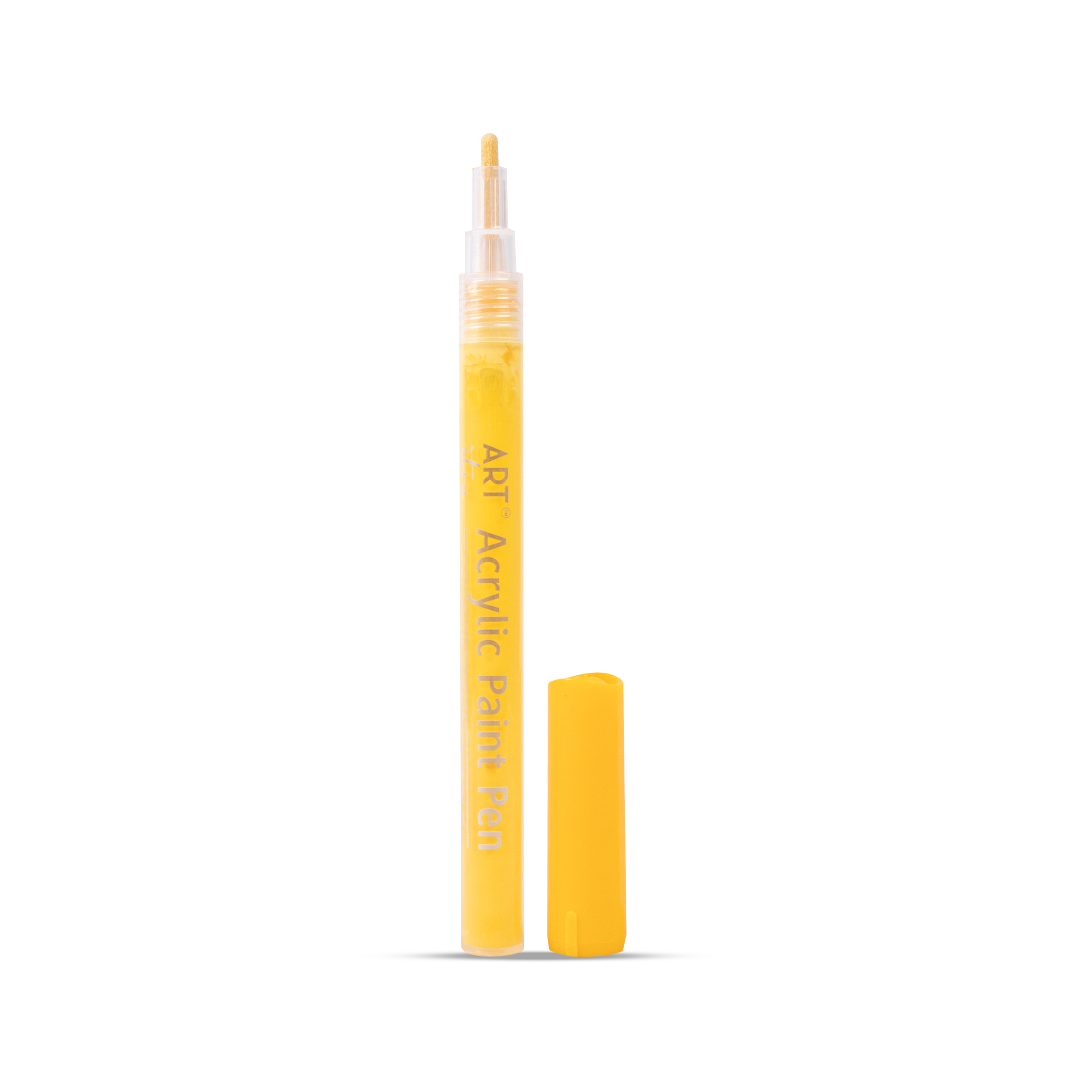 Acrylic Paint Marker Pen Water Based Mustard Yellow 1mm Tip 1pc