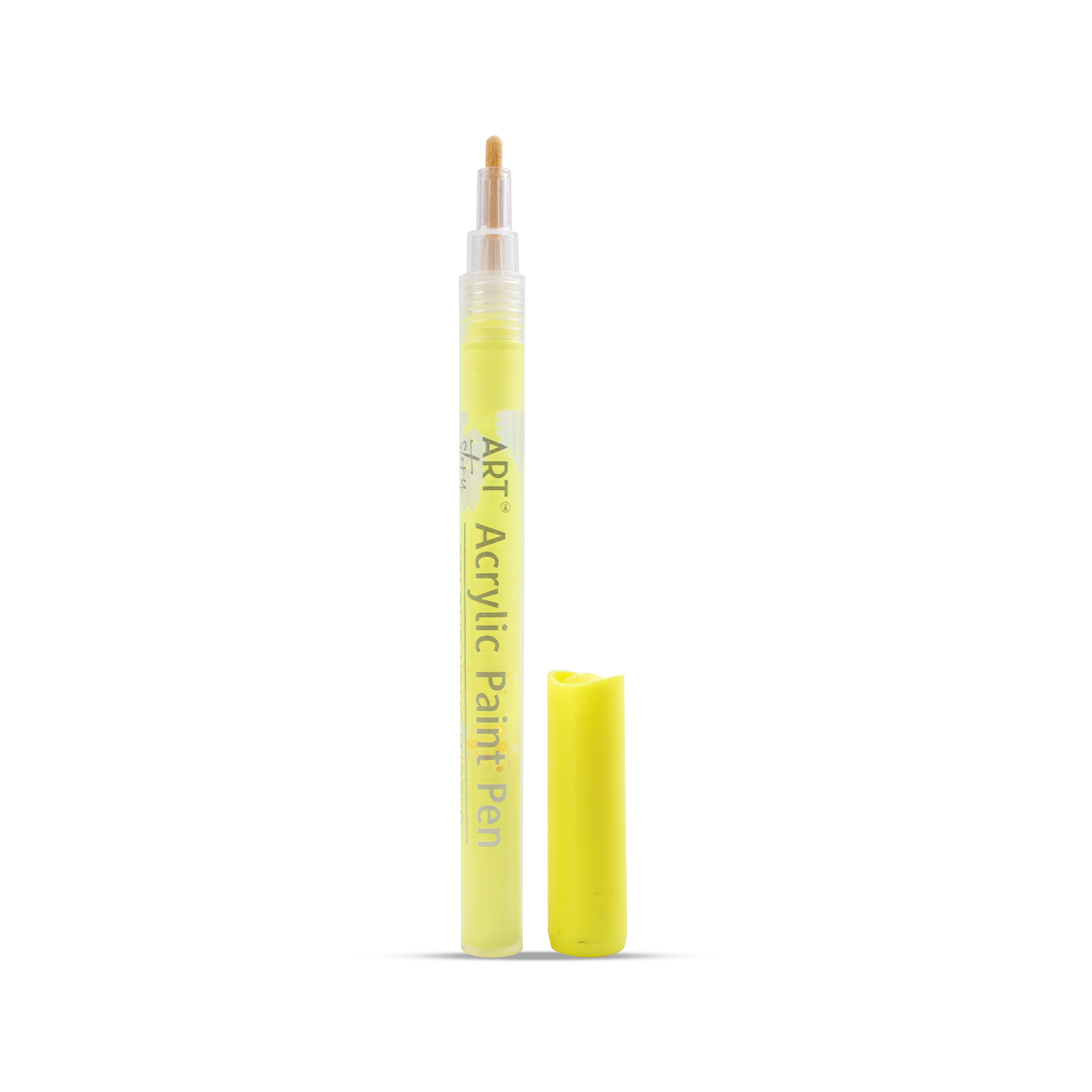 Fluorescent Acrylic Paint Marker Pen Water Based Yellow 1mm Tip 1pc