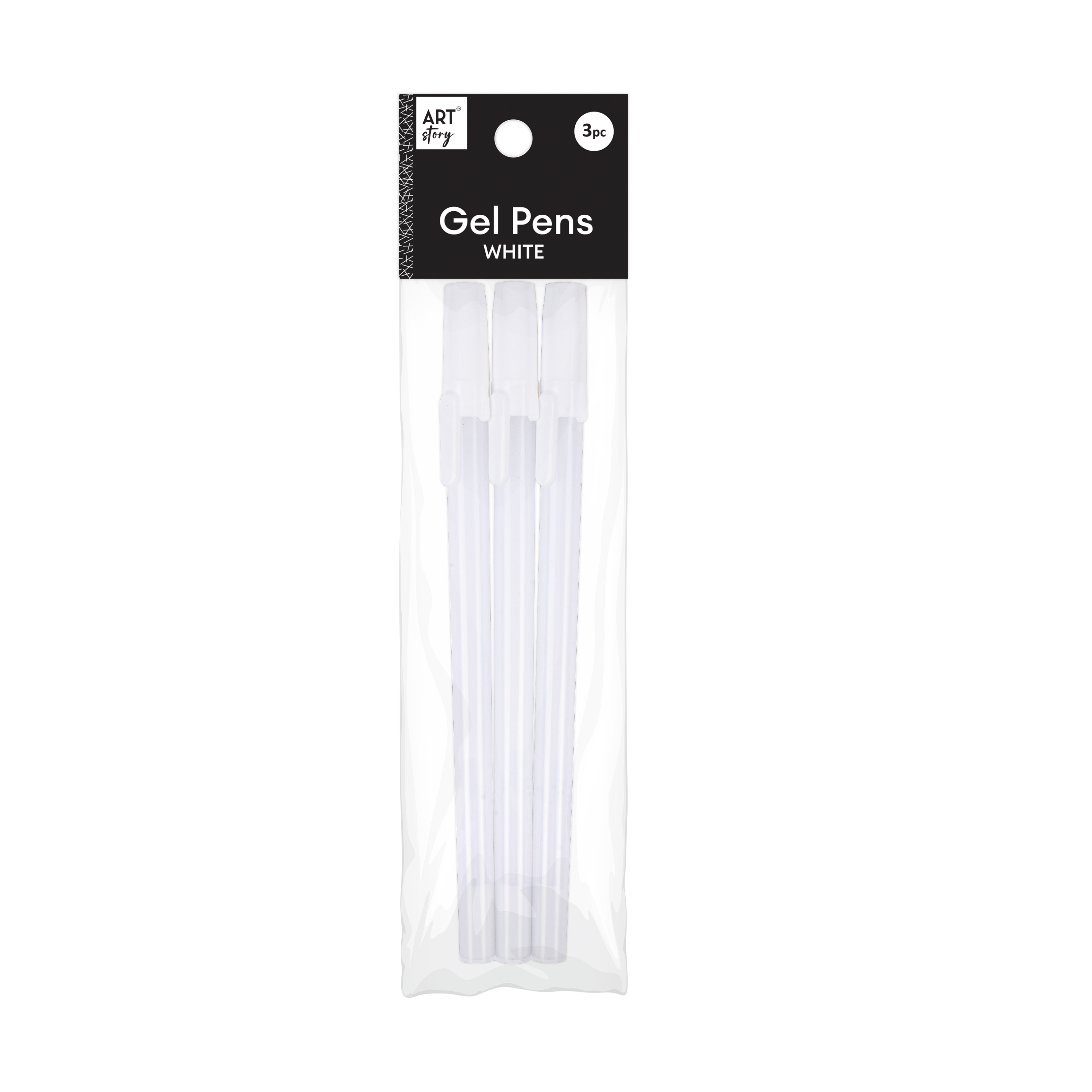 Gel Pen White Pack Of 3pc