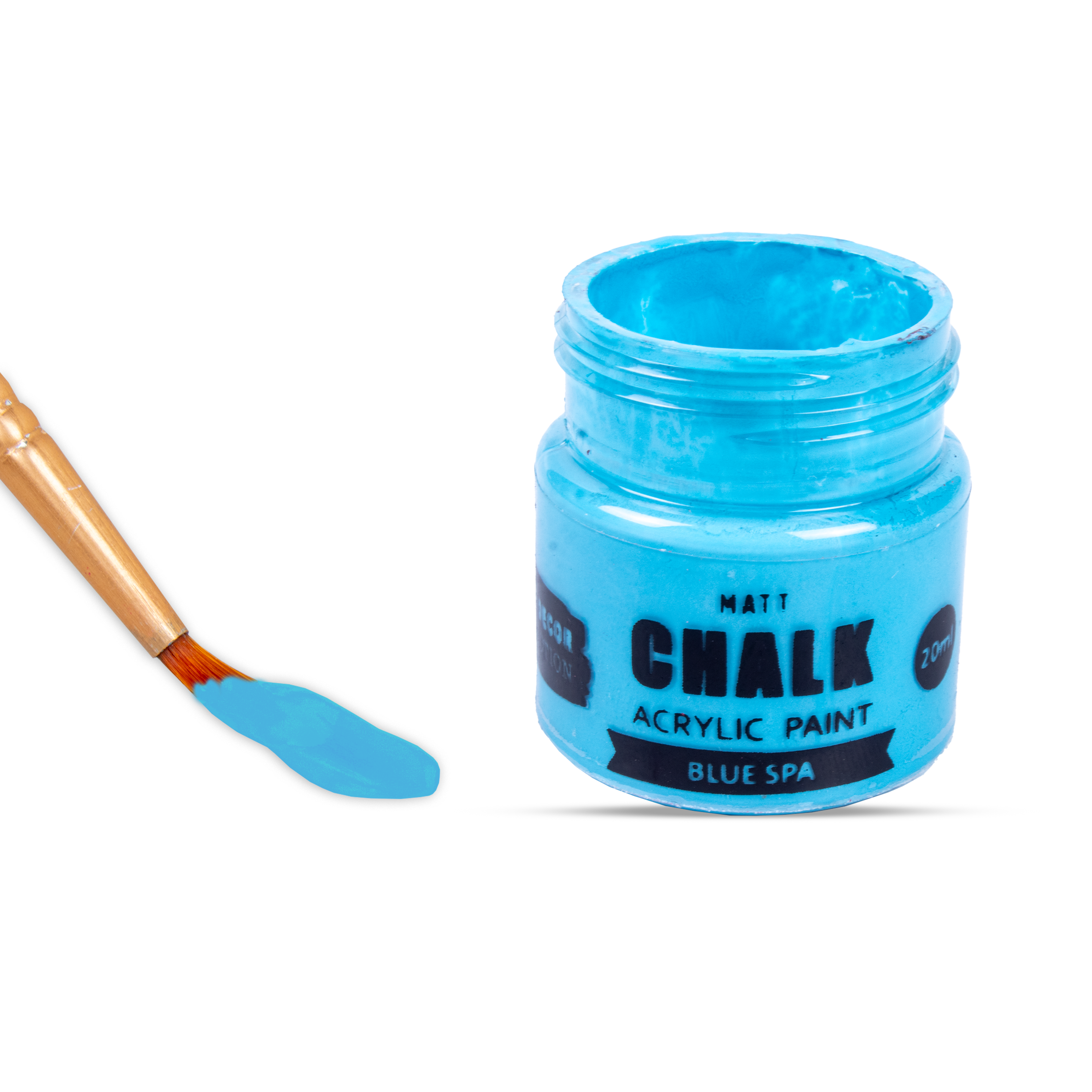 Home Decor Chalk Paint Blue spa 20ml Bottle