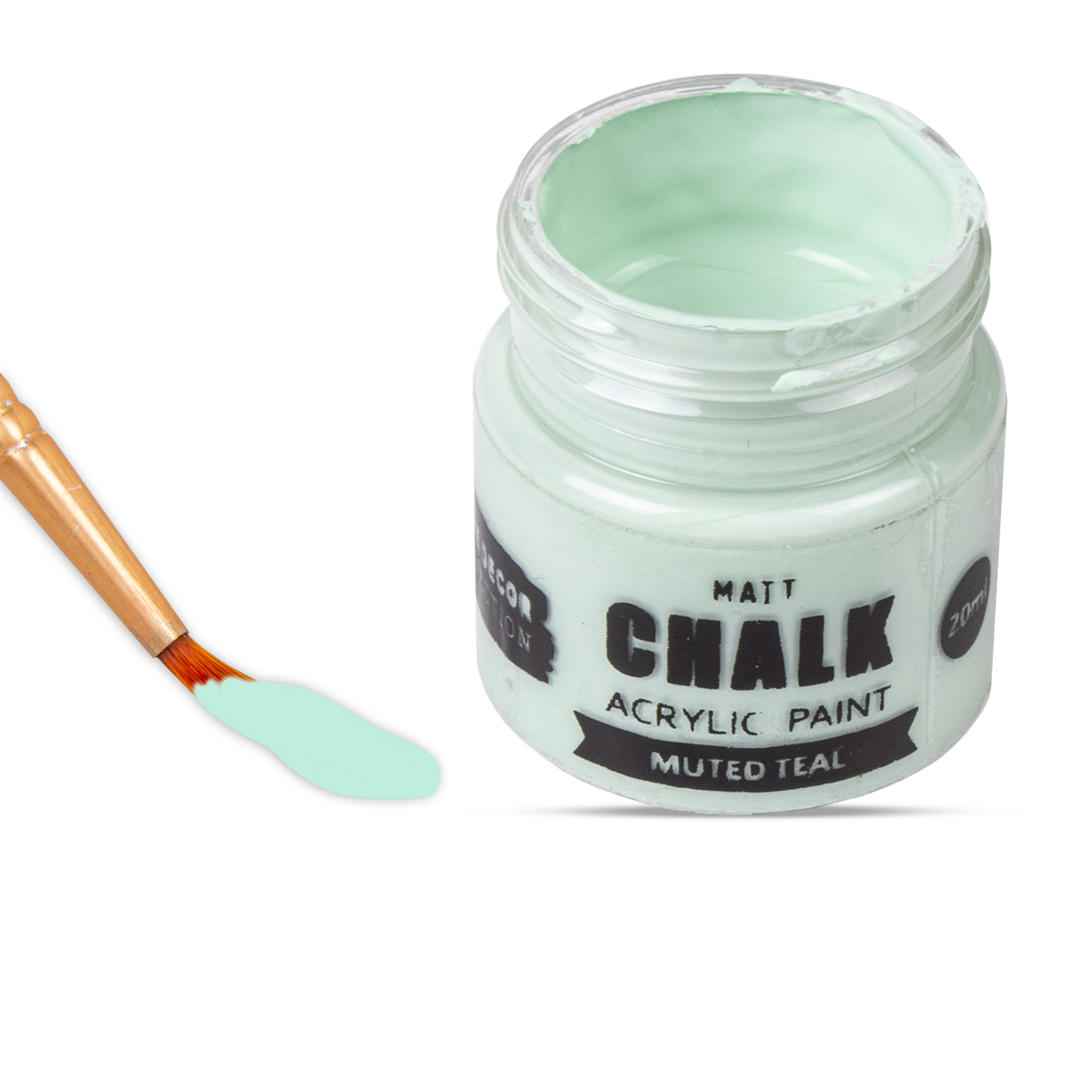 Home Decor Chalk Paint Muted Teal 20ml Bottle