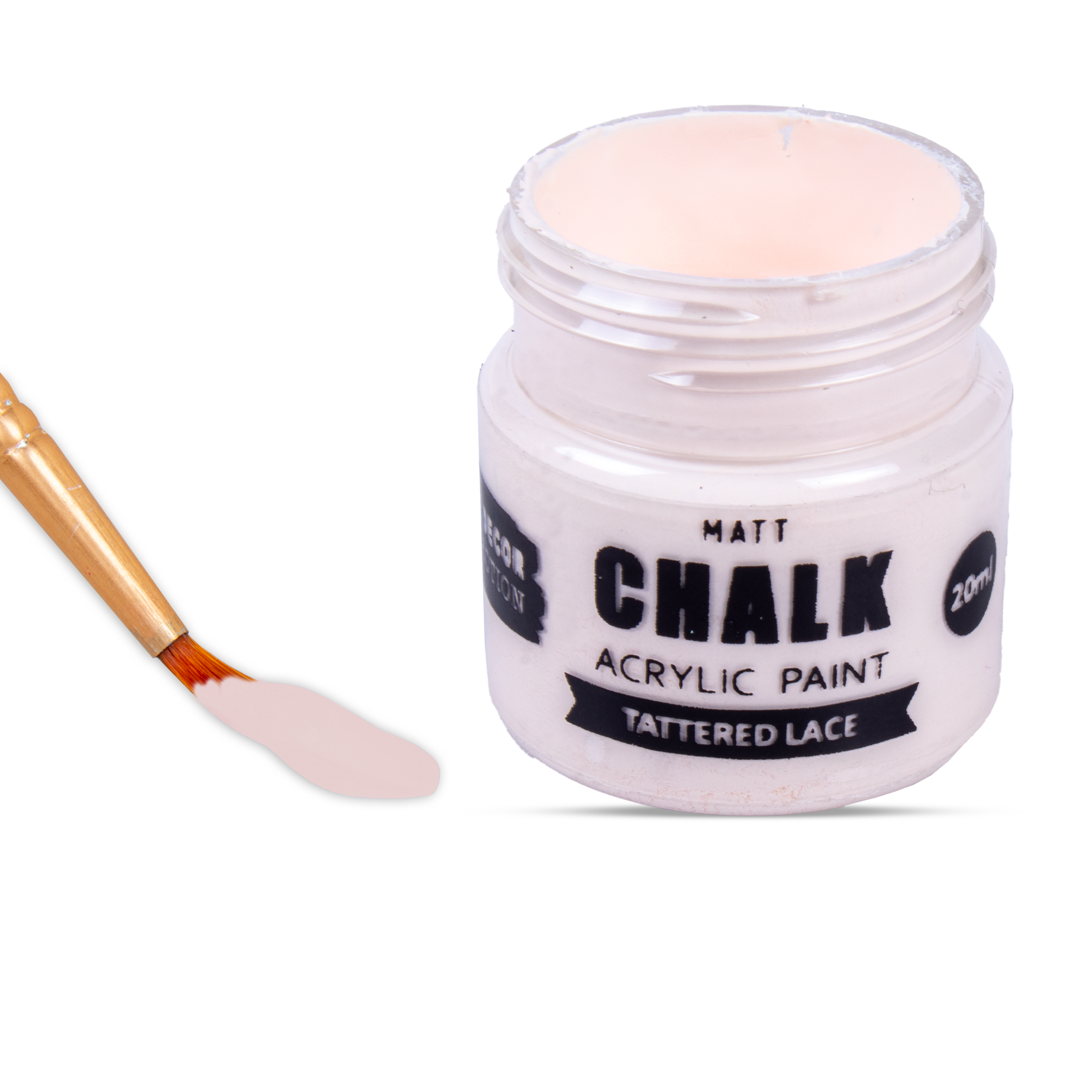 Home Decor Chalk Paint Tattered Lace 20ml Bottle