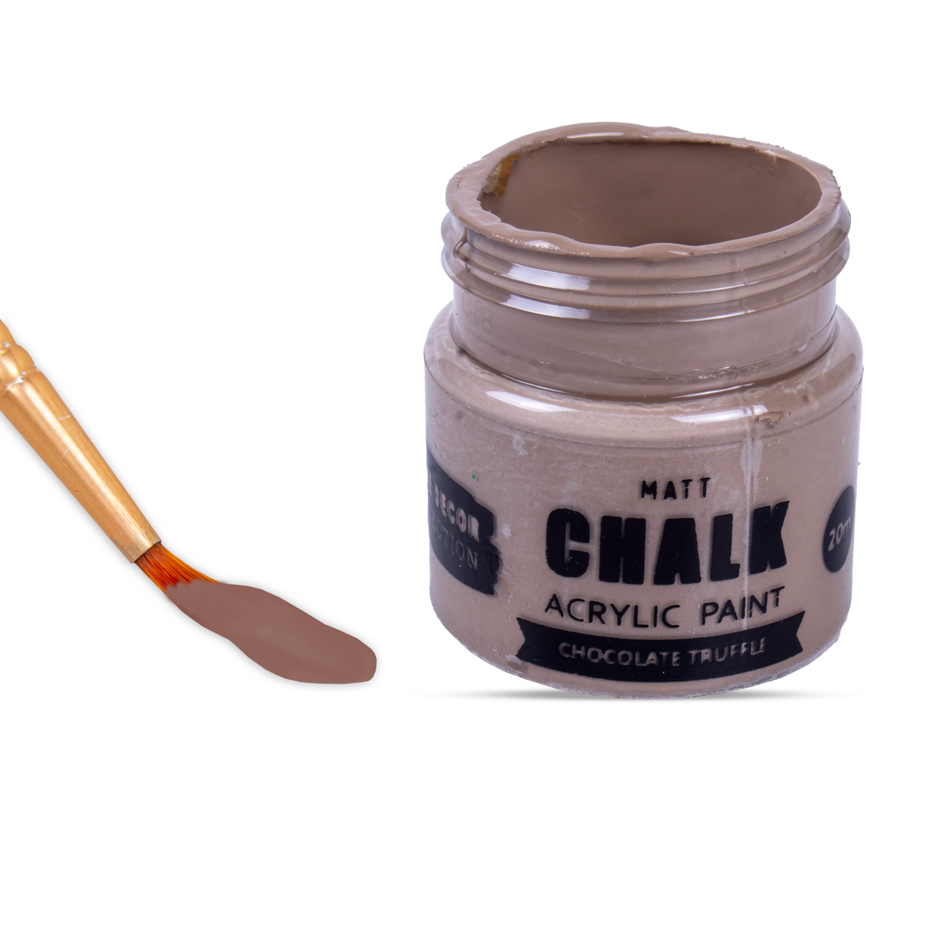 Home Decor Chalk Paint Chocolate Truffle 20ml Bottle
