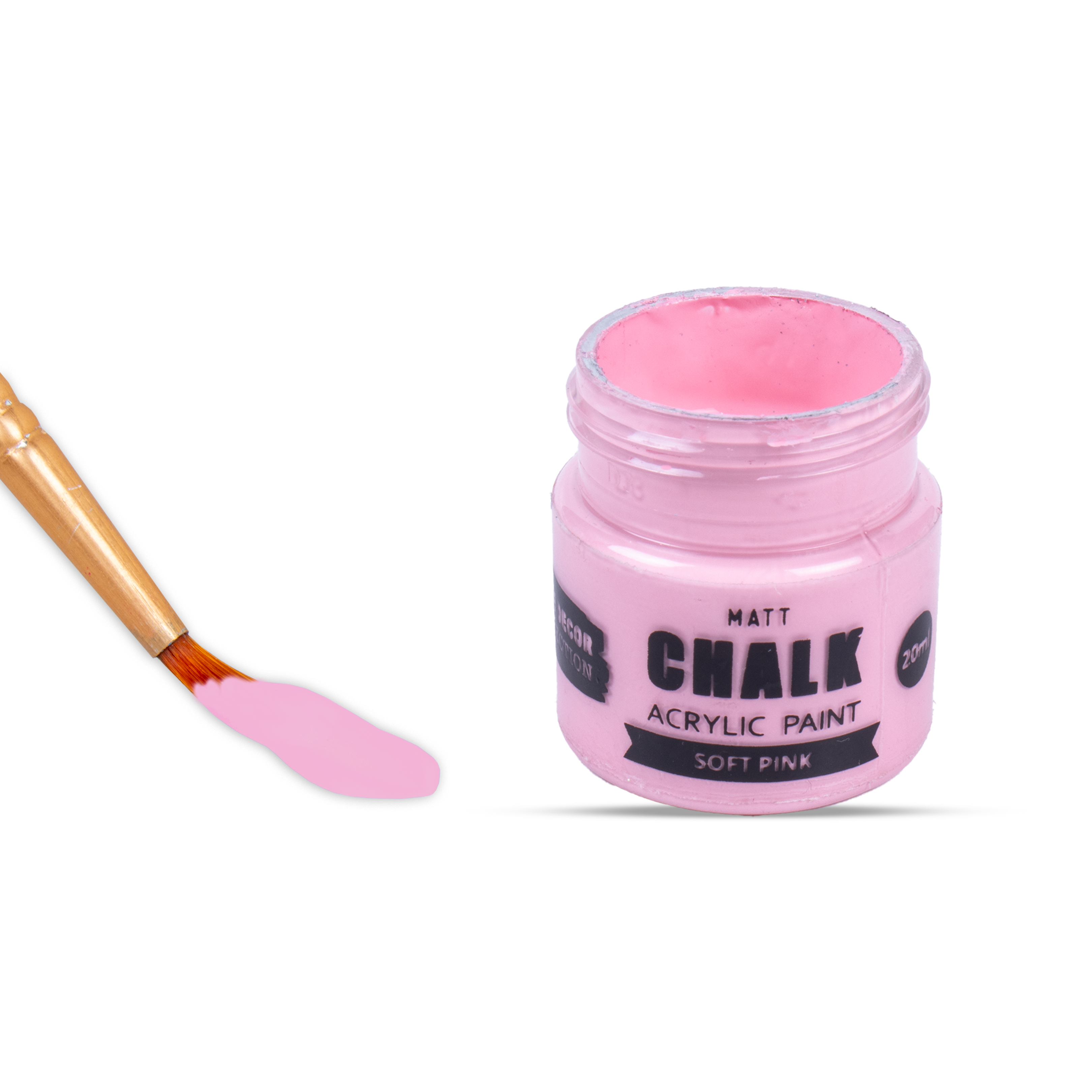 Home Decor Chalk Paint Soft Pink 20ml Bottle