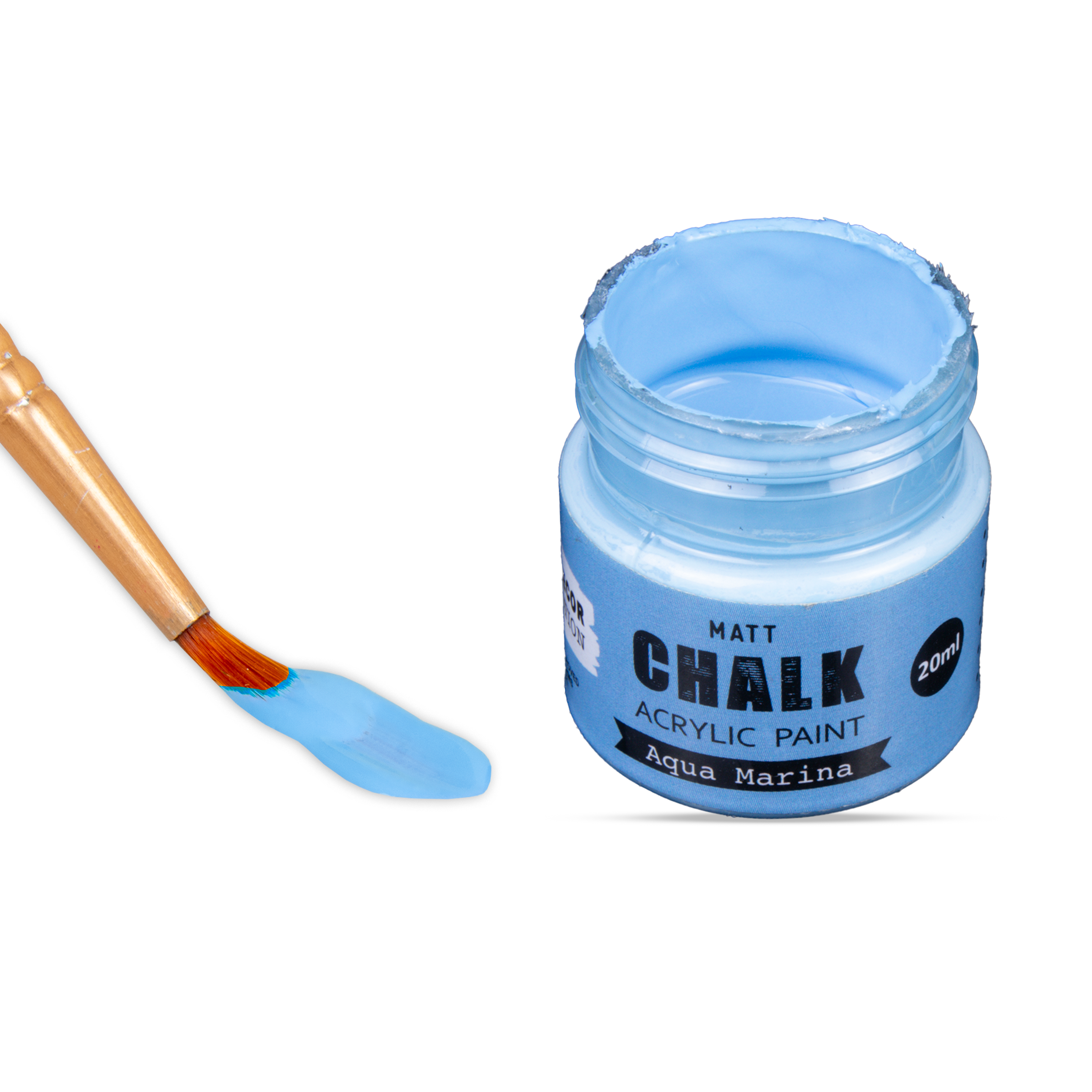 Home Decor Chalk Paint Aqua Marina 20ml Bottle