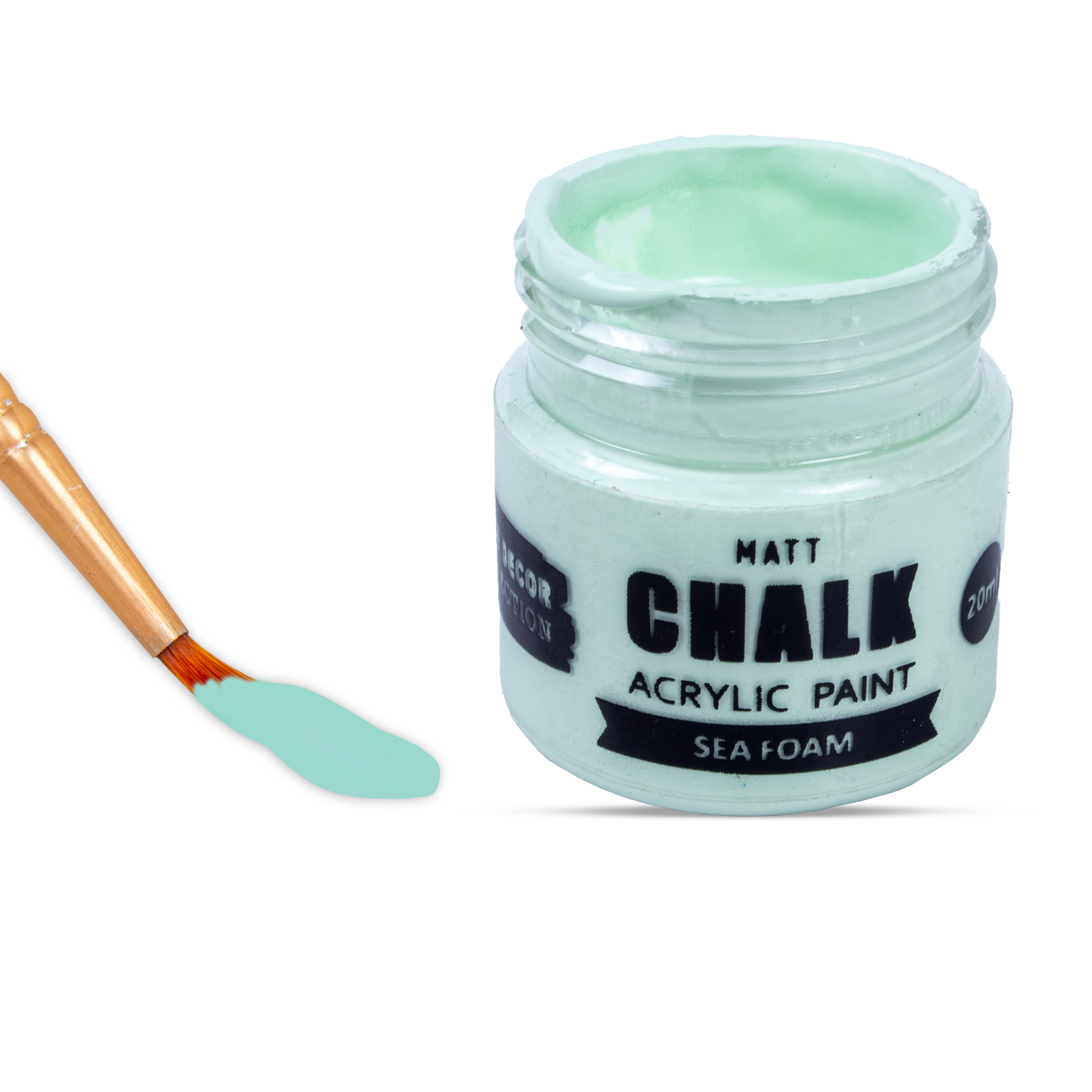 Home Decor Chalk Paint Sea Foam 20ml Bottle