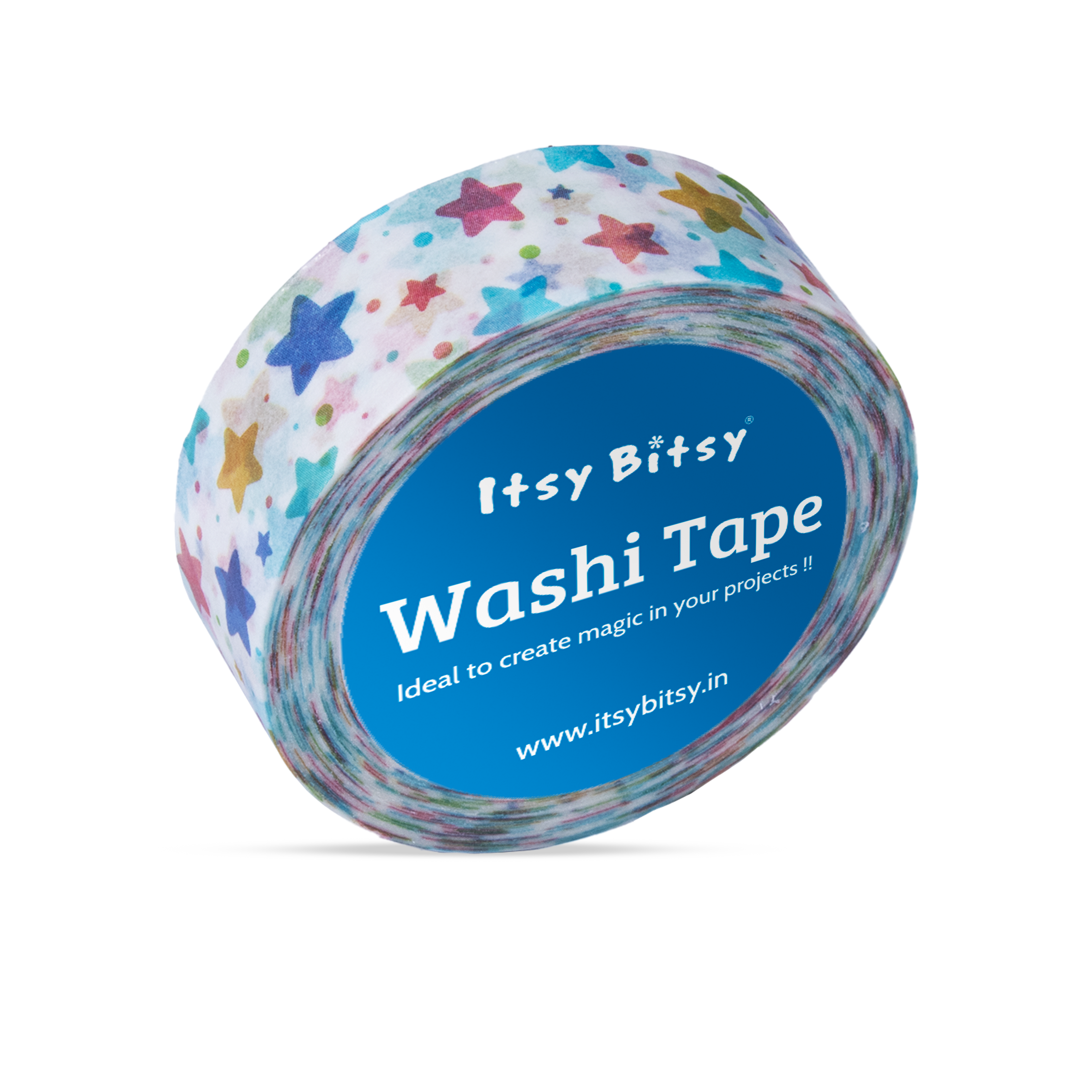 Washi Tape Rainbow Stars 15Mmx10Mtr 1Pc