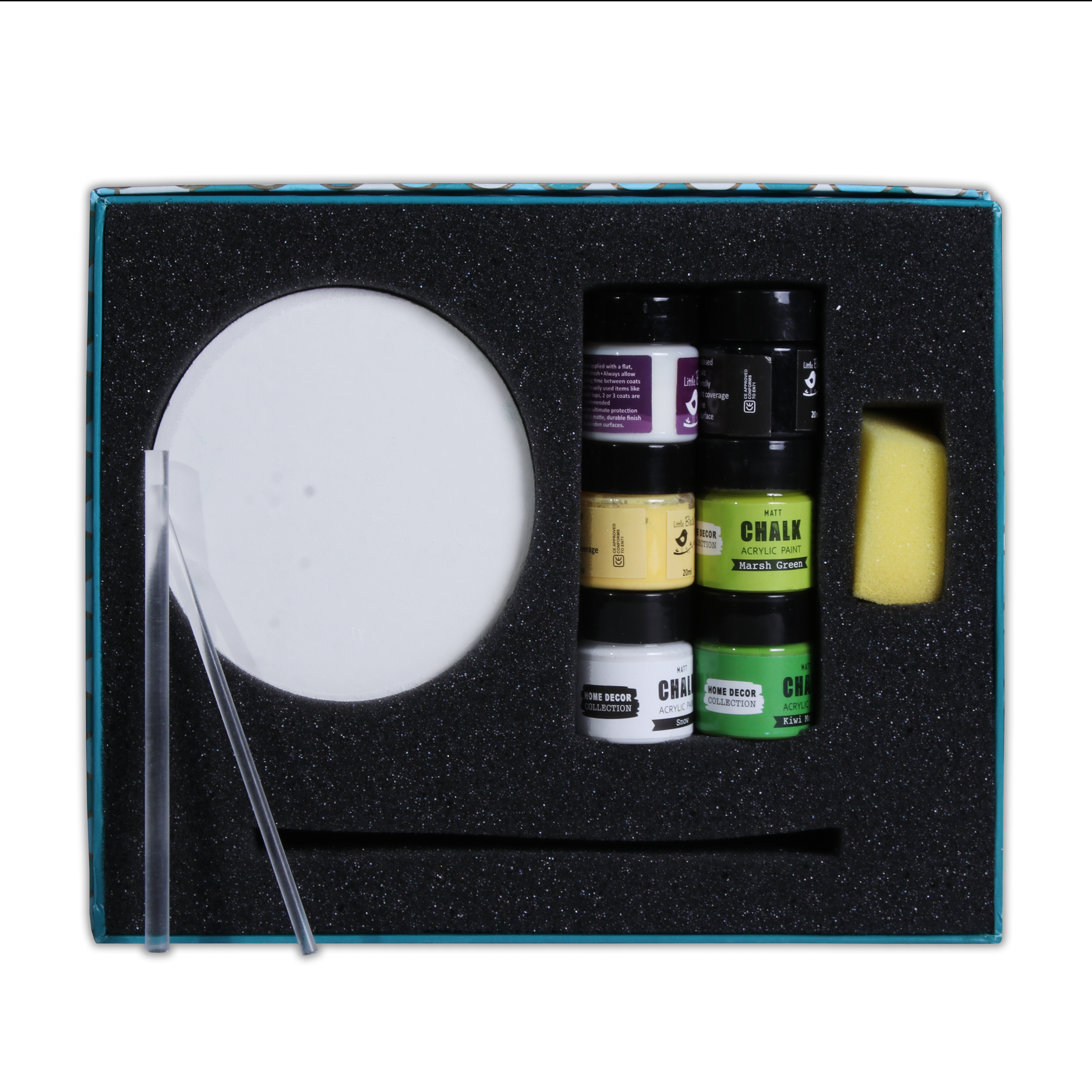 Coaster With Dot mandala Kit Makes 4 Coasters - Gift Of Creativity