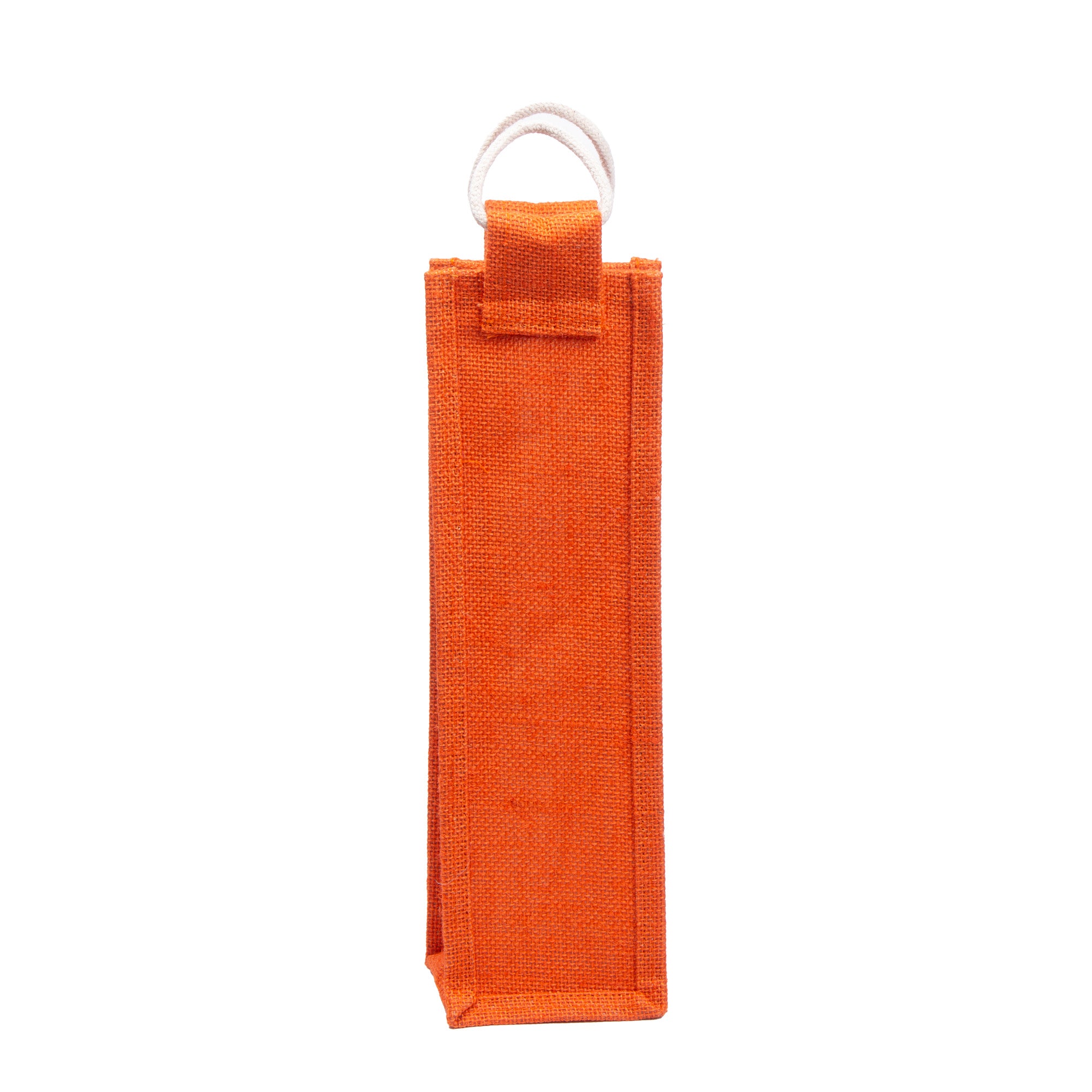 Burlap Wine Bag Assorted Colours L13.9 X W4 inch 1pc