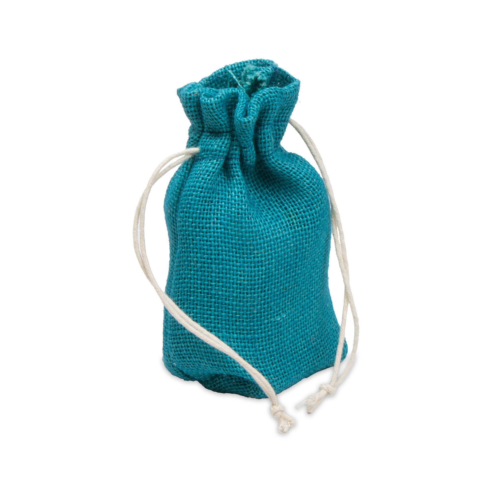 Burlap Drawstring Bag Assorted Colours L6 X W4.4X D2inch 1pc